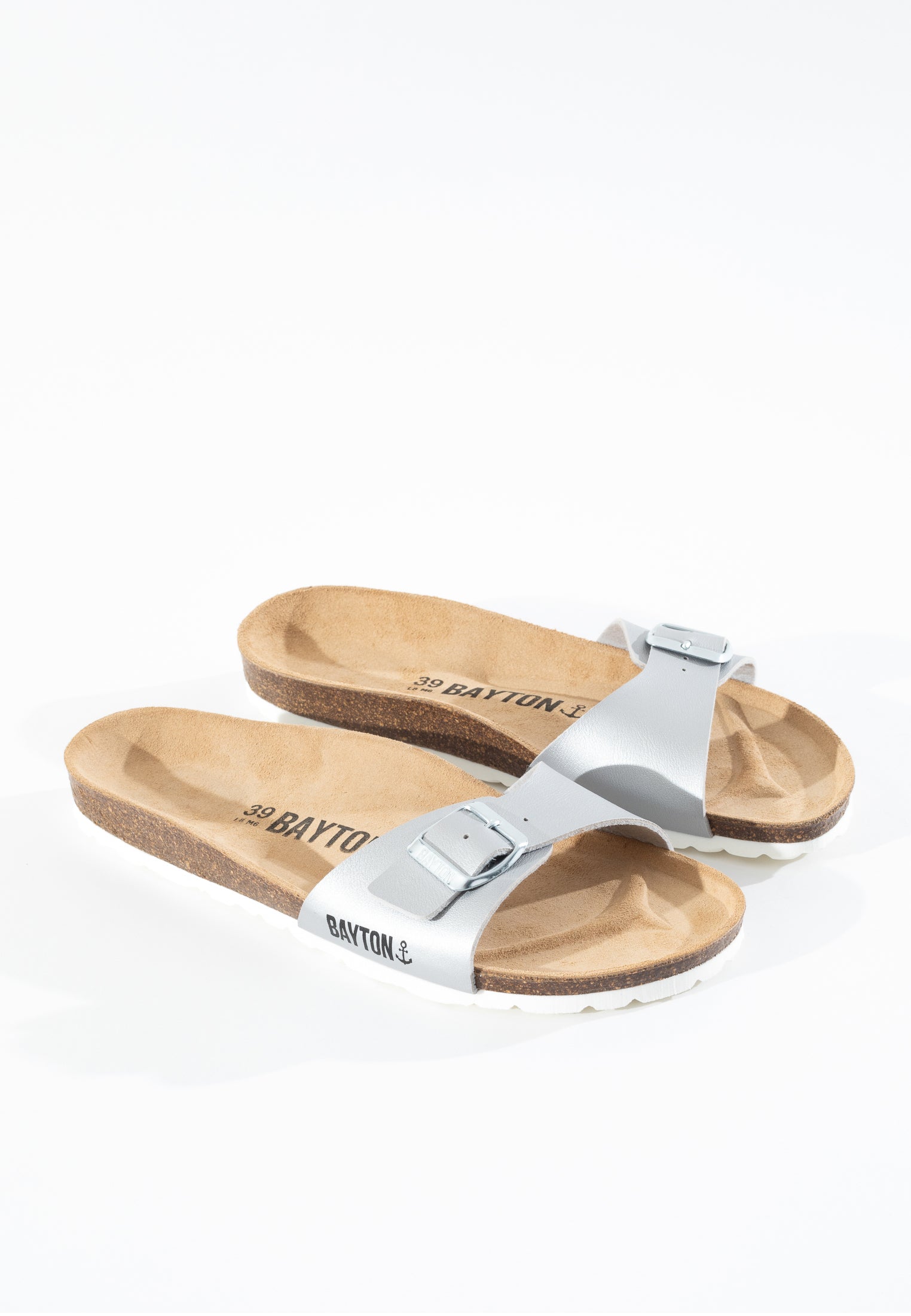 Silver Zephyr 1 Strap Sandals