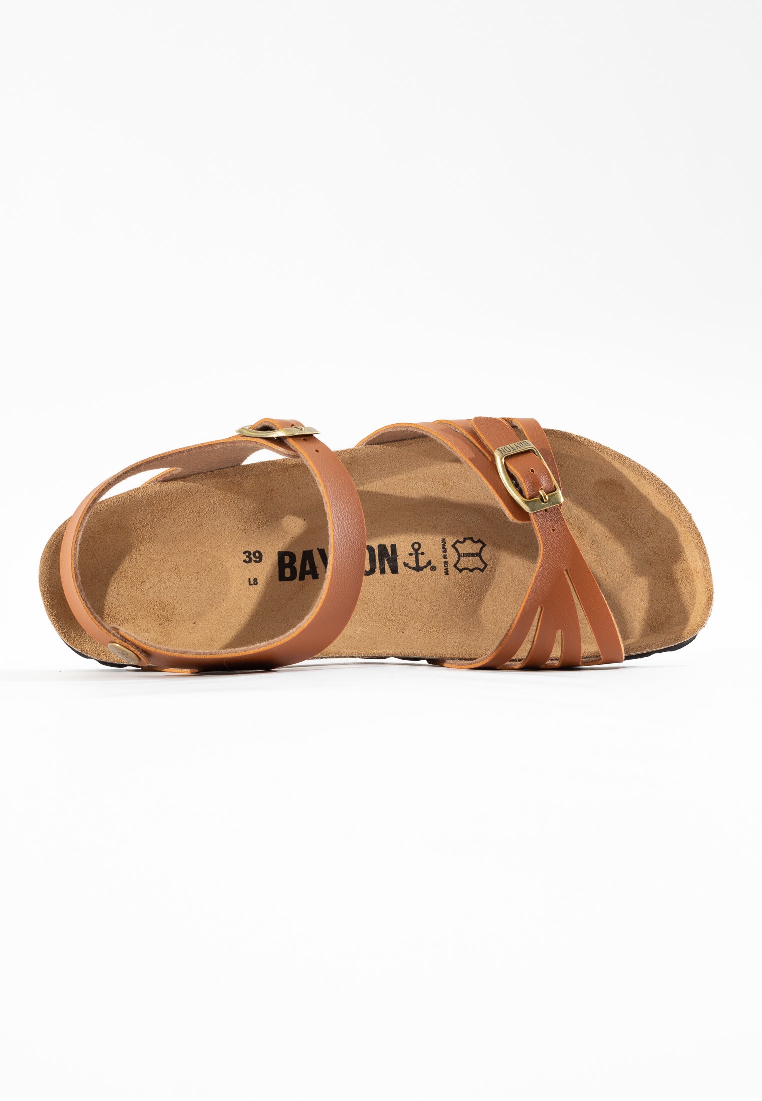 Eos Camel Multi-Strap Sandals