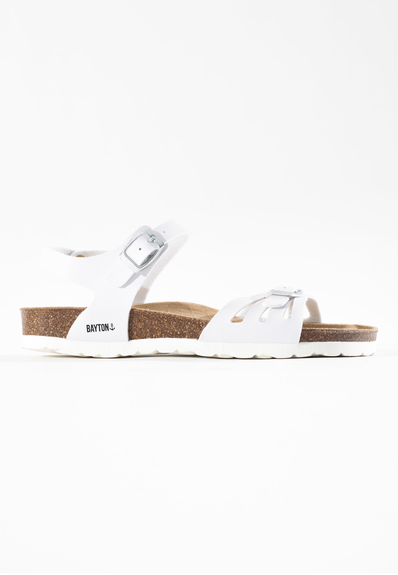 Eos White Multi-Strap Sandals