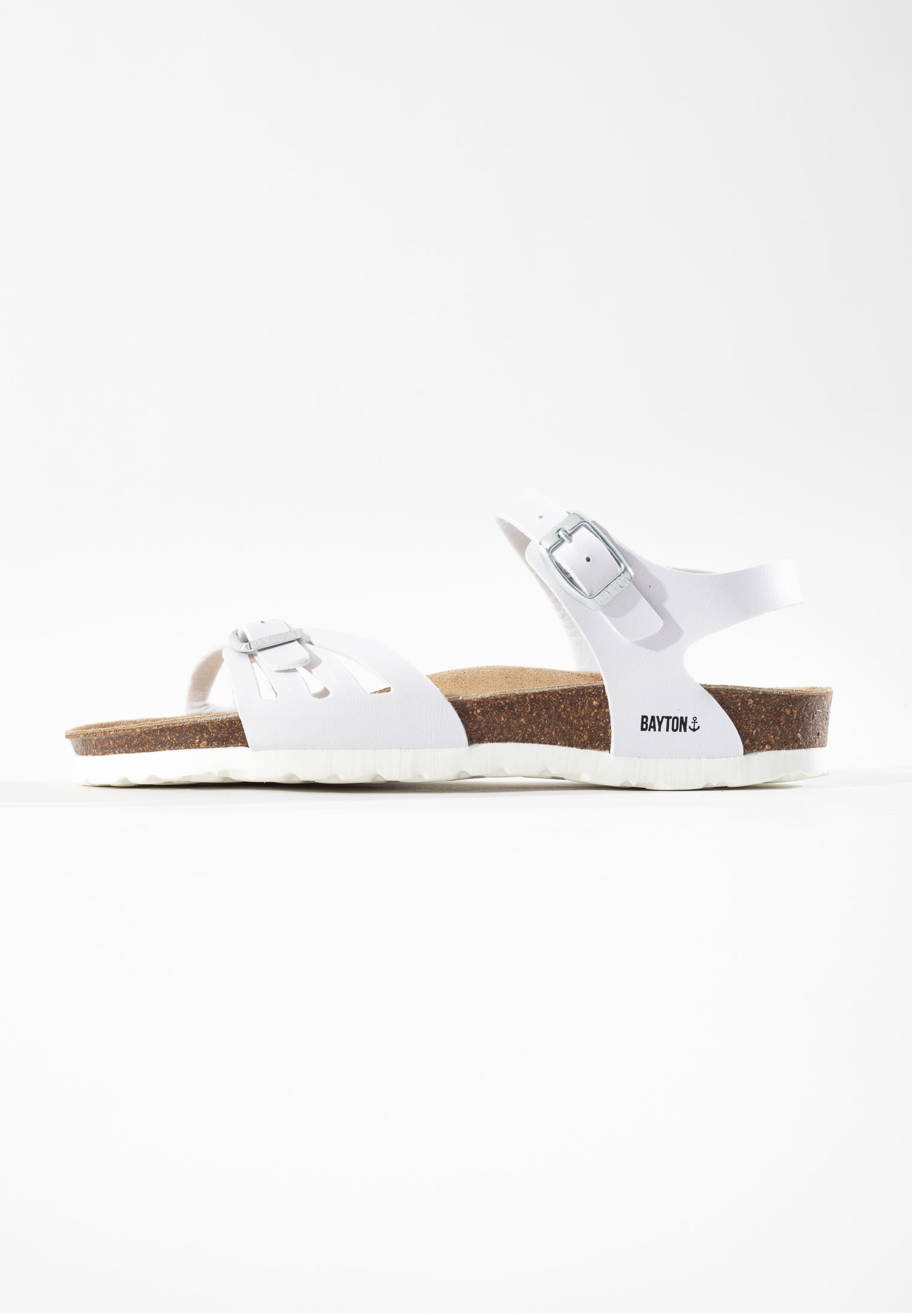 Eos White Multi-Strap Sandals