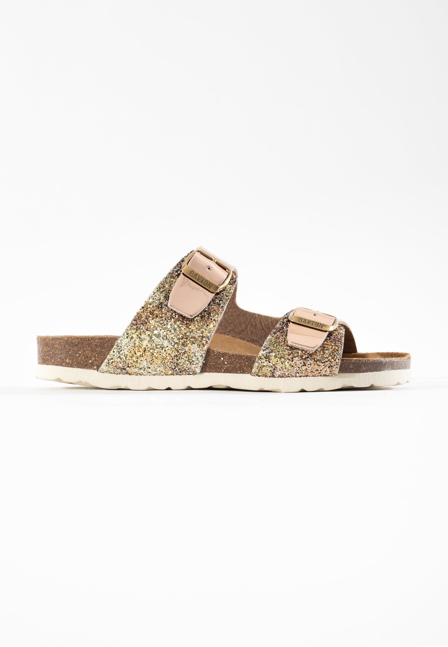 Ilithyie Gold 2 Strap Sandals