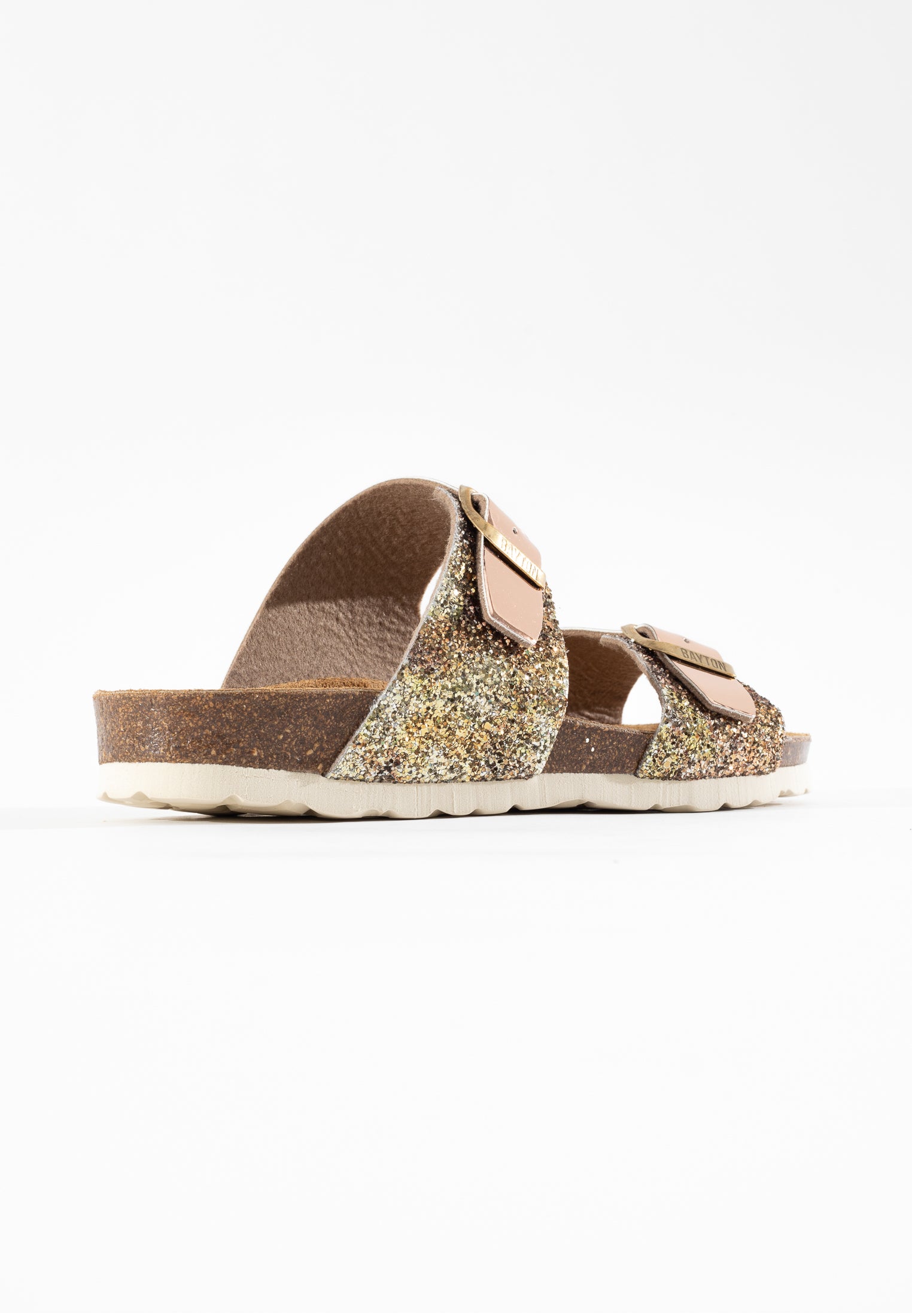 Ilithyie Gold 2 Strap Sandals