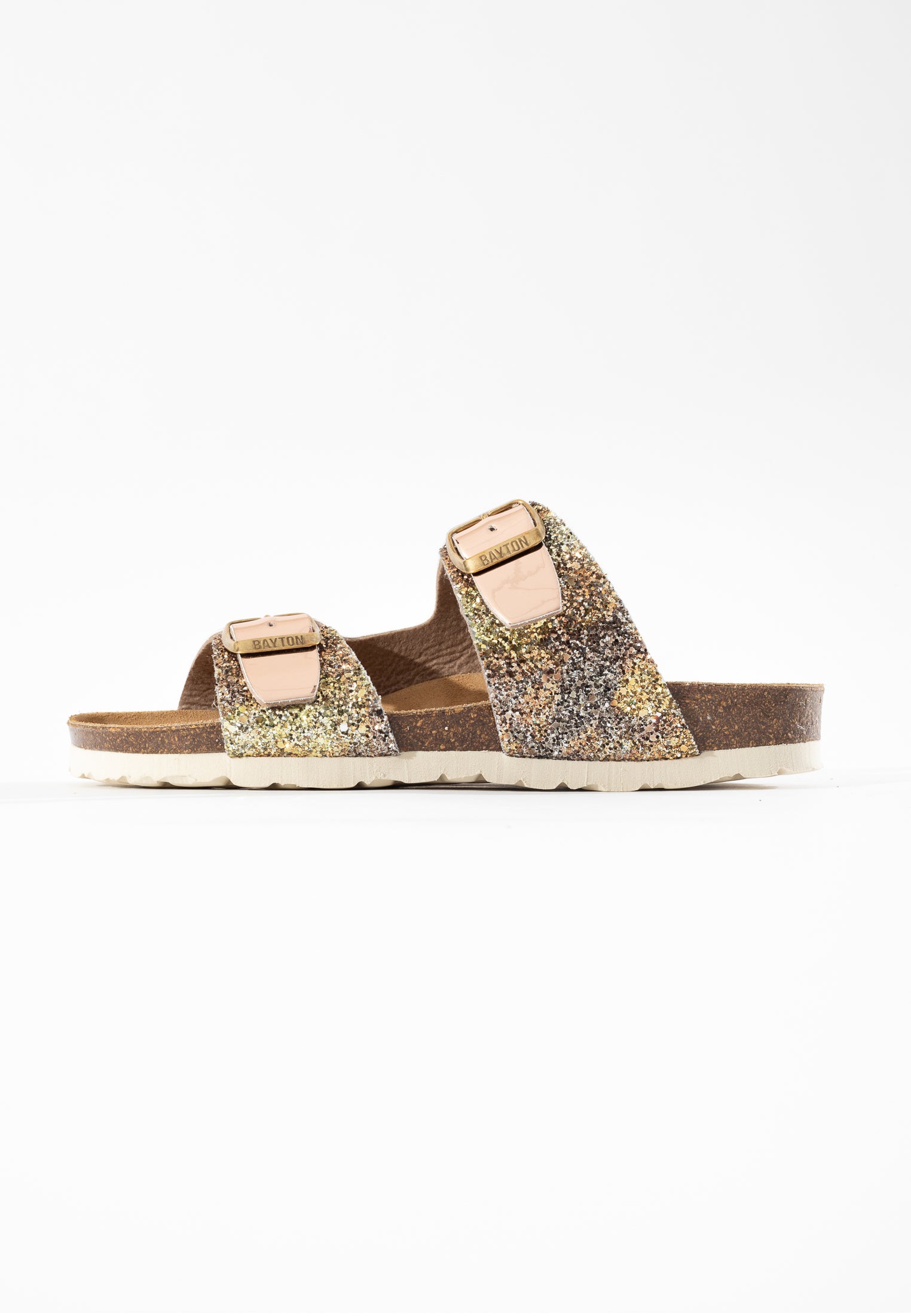 Ilithyie Gold 2 Strap Sandals