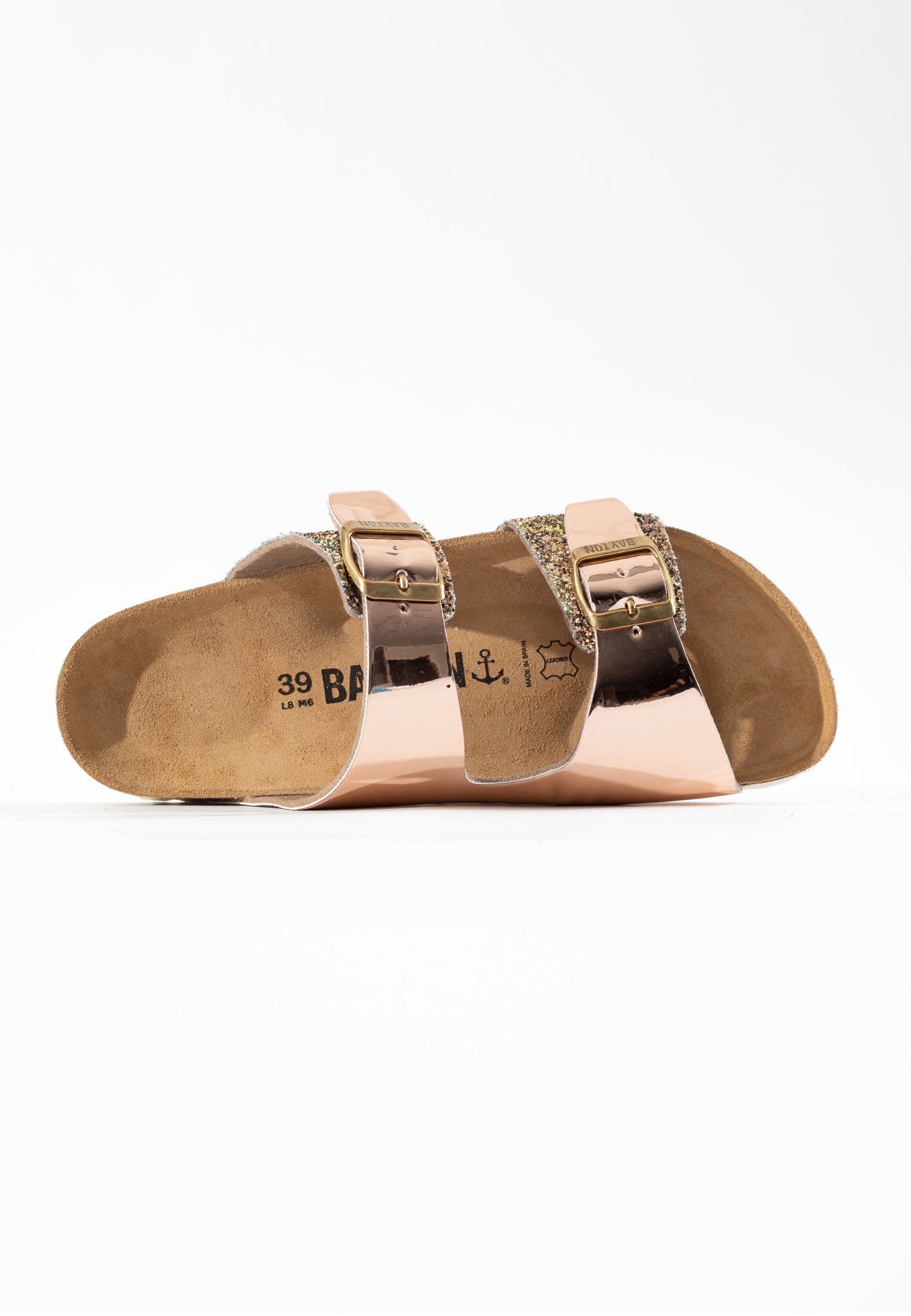 Ilithyie Gold 2 Strap Sandals