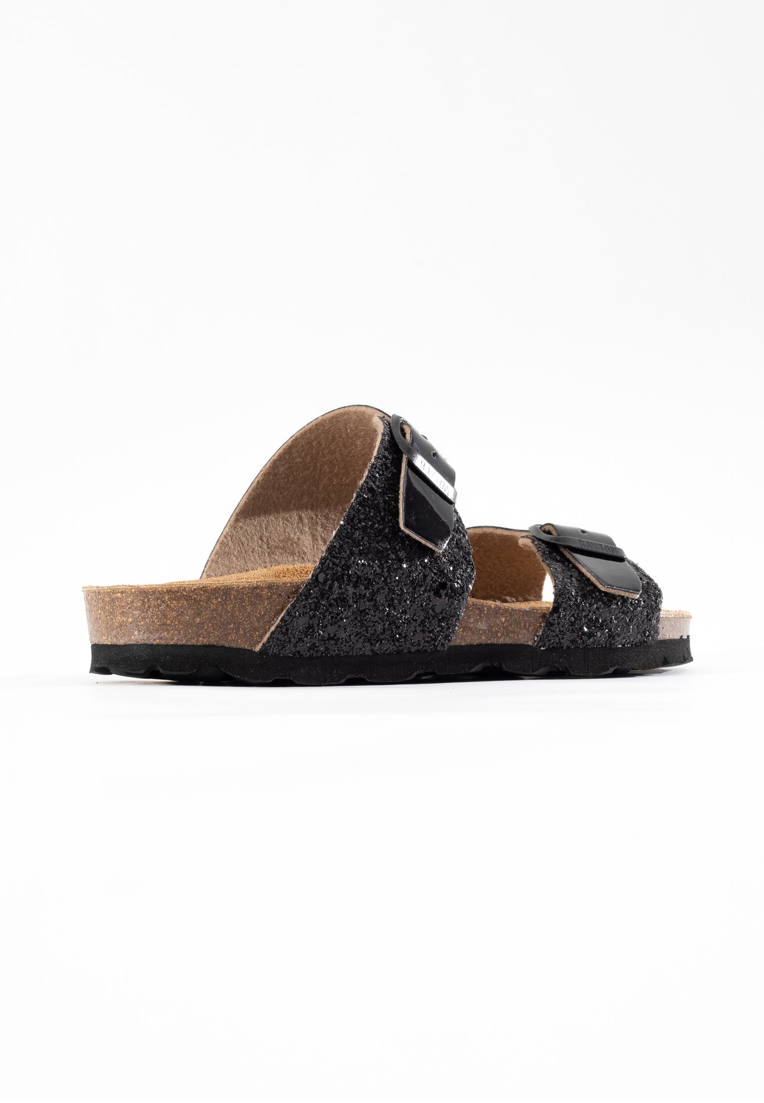 Ilithyie Black 2 Strap Sandals