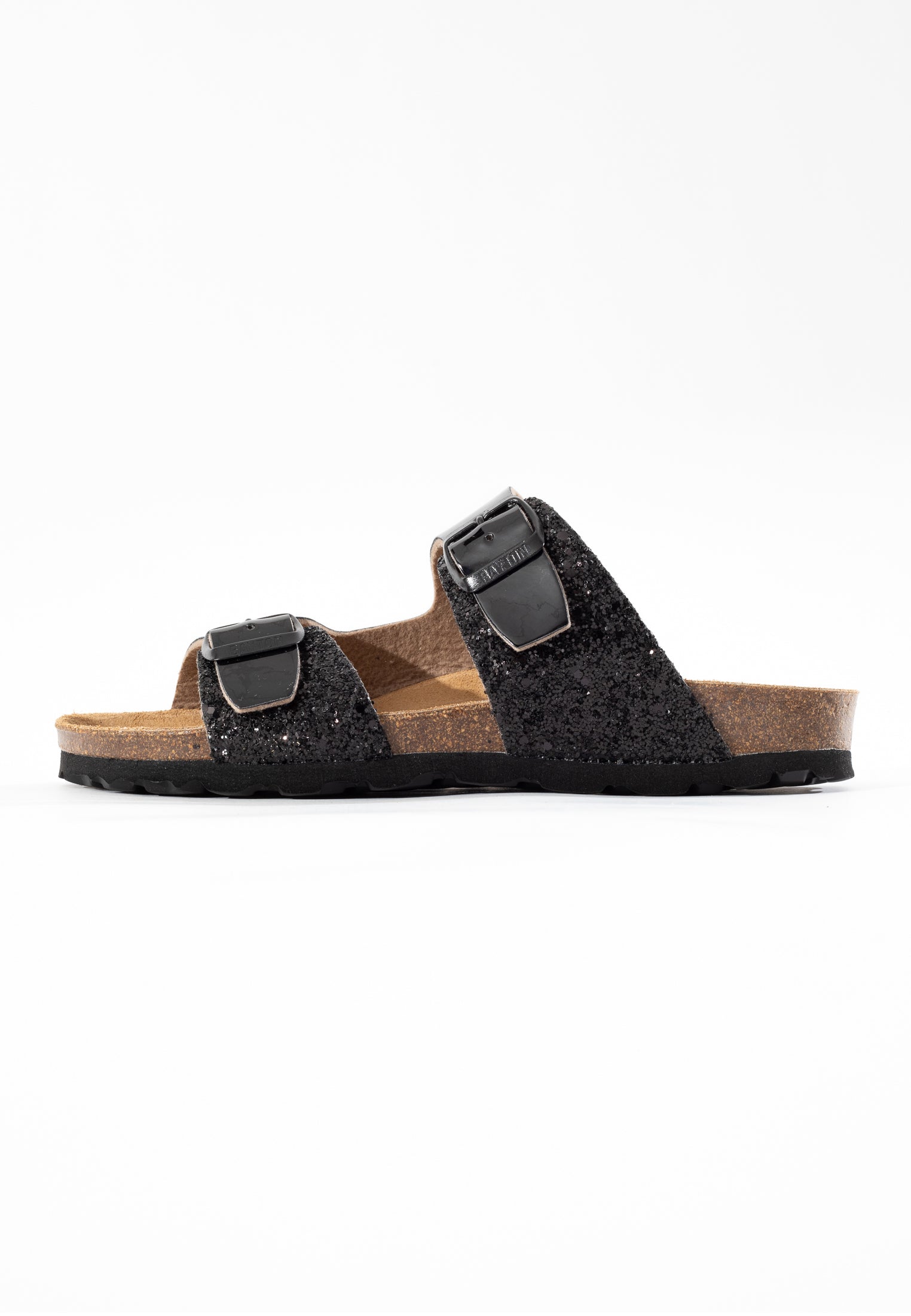 Ilithyie Black 2 Strap Sandals