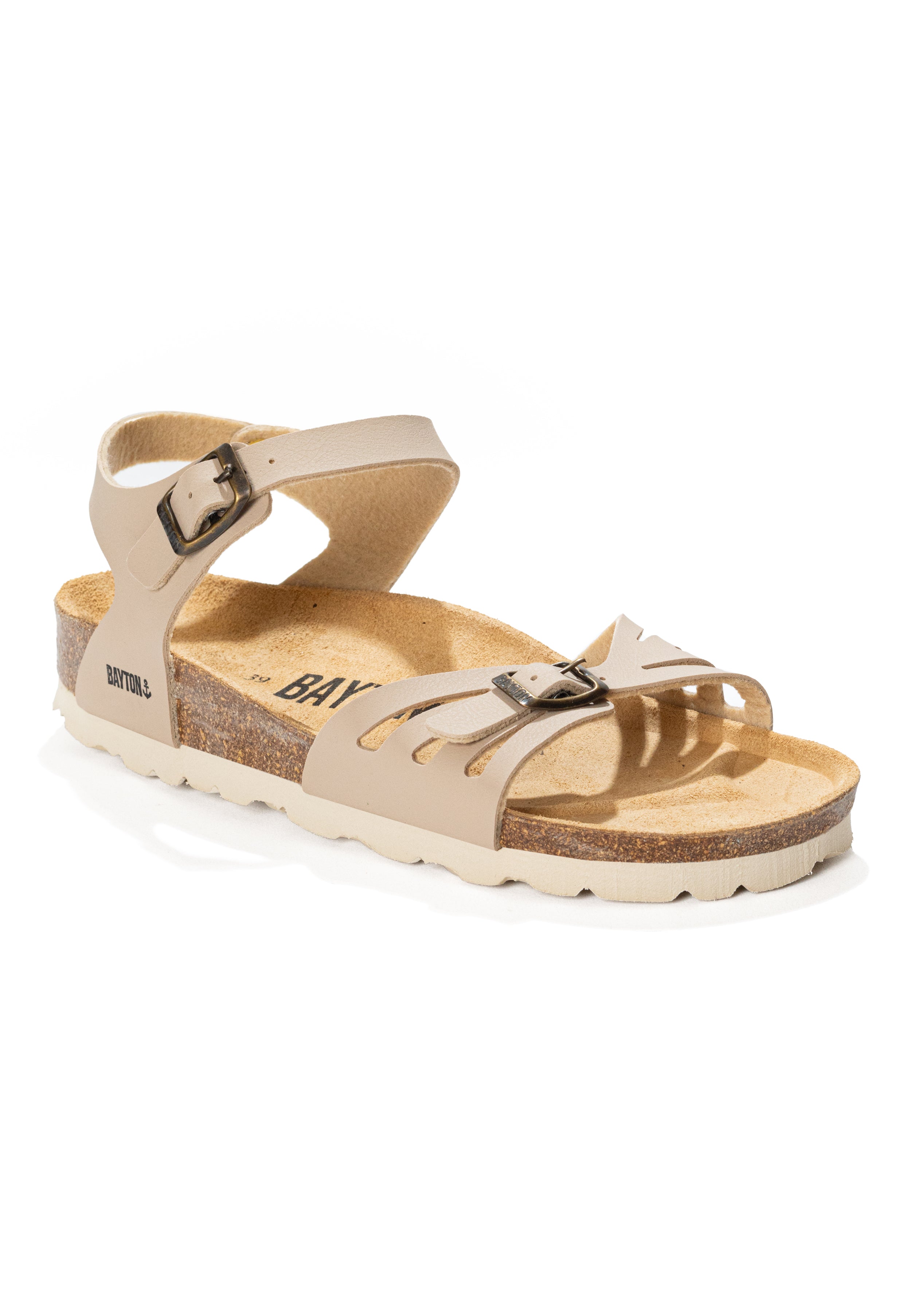 Eos Camel Multi-Strap Sandals