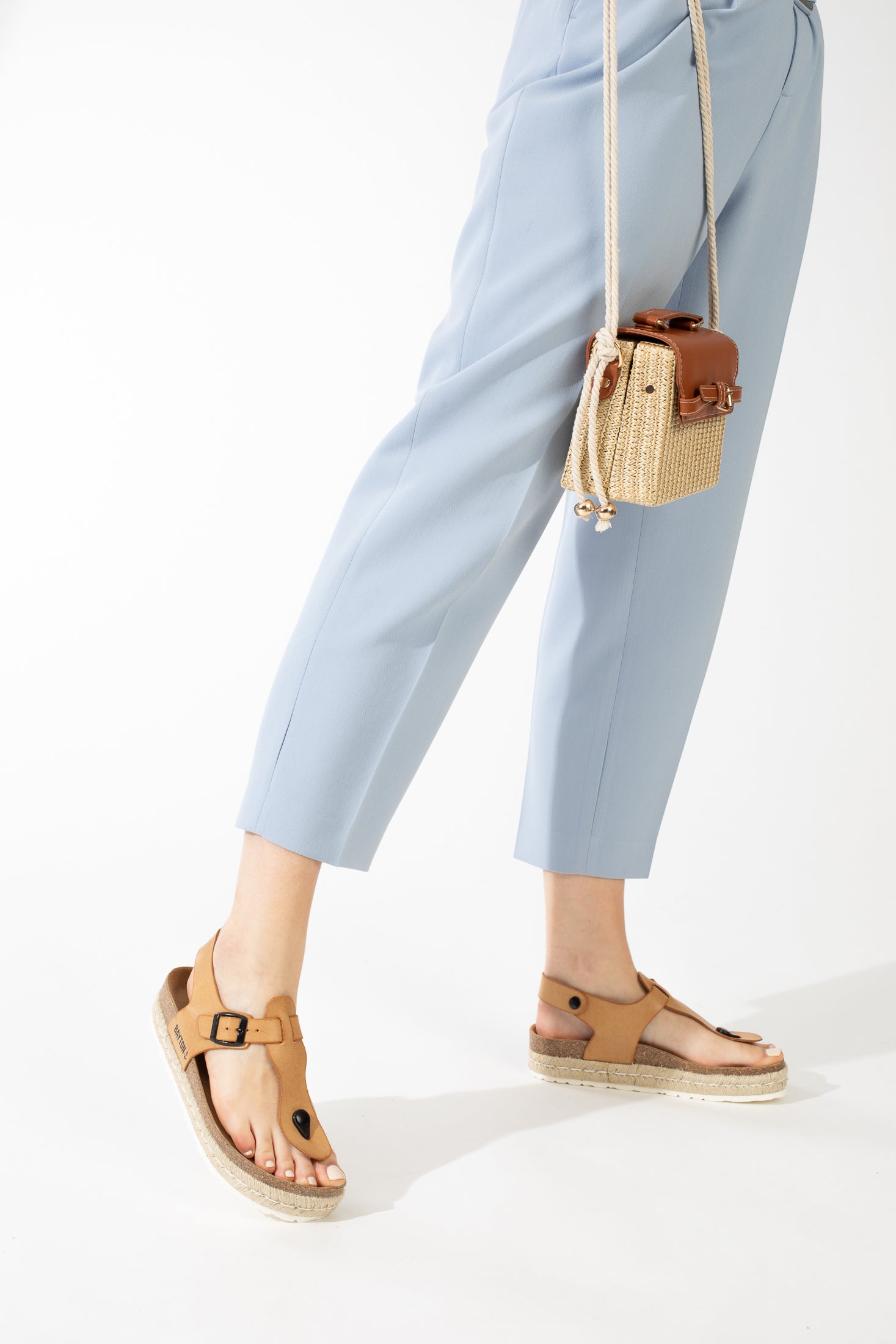 Celiane Camel Platform Sandals