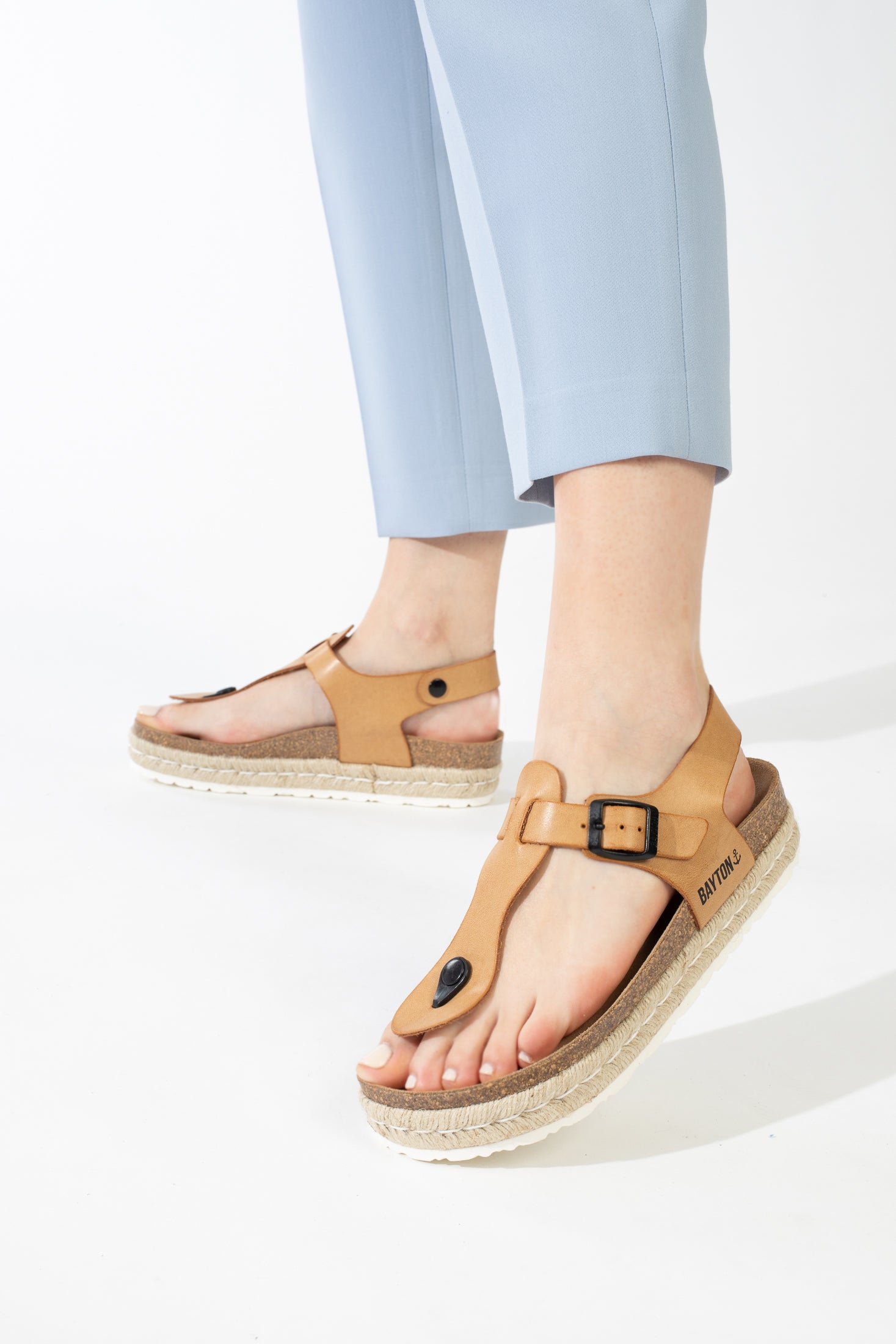 Sandalias Celiane Camel Plataforma