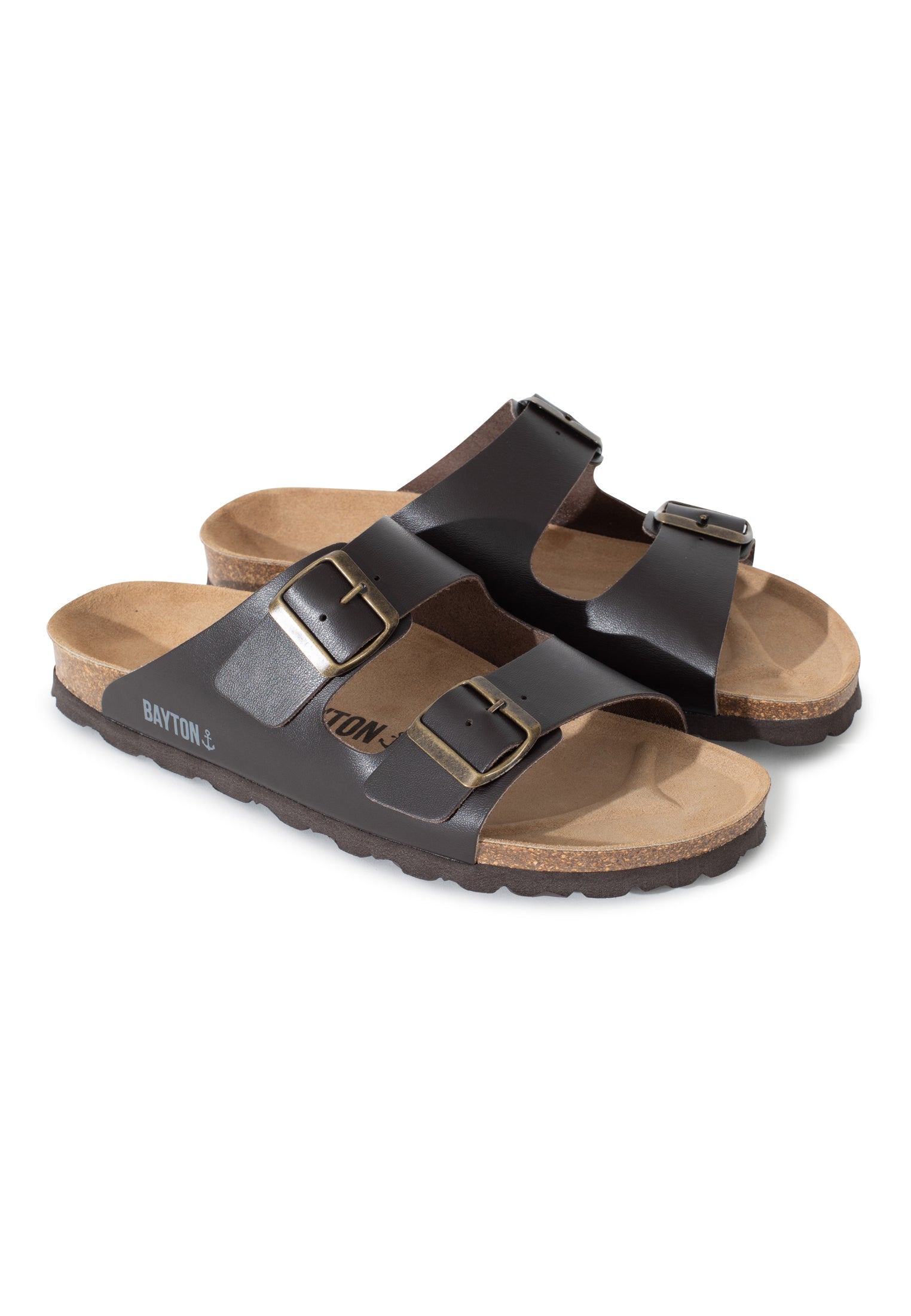 Atlas 2 Straps Dark Brown Sandals