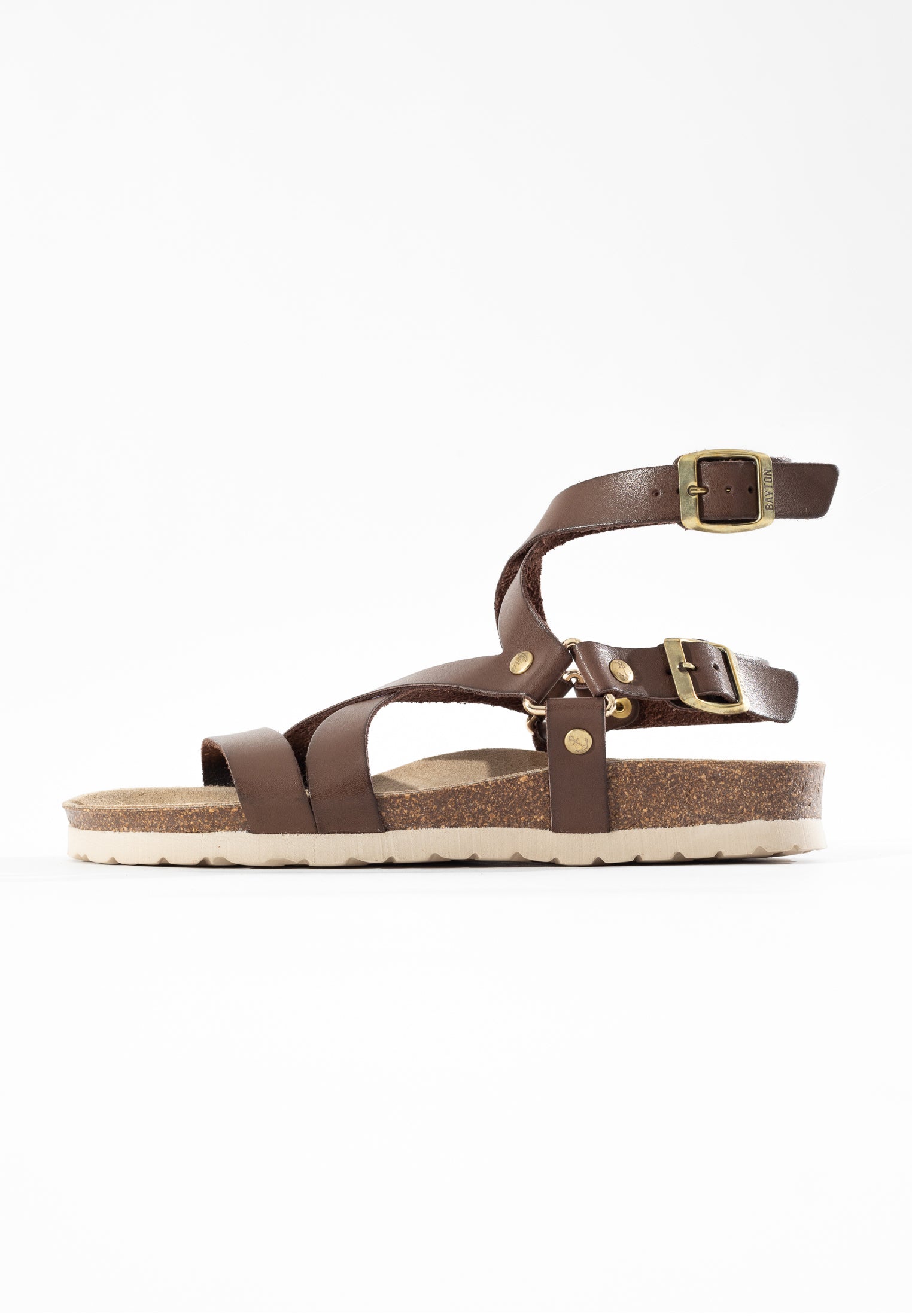 Armidale Brown Multi-Strap Sandals