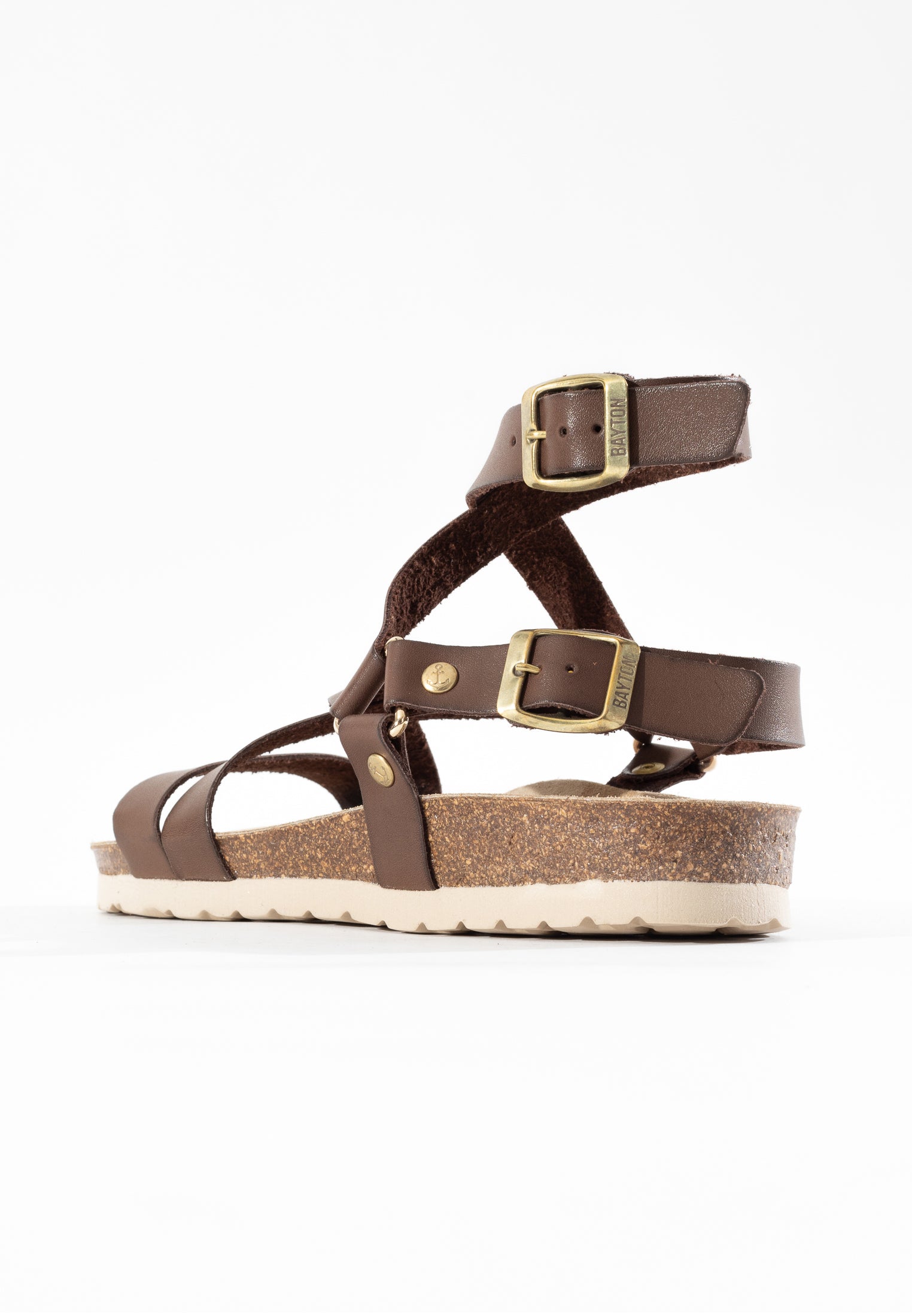 Armidale Brown Multi-Strap Sandals