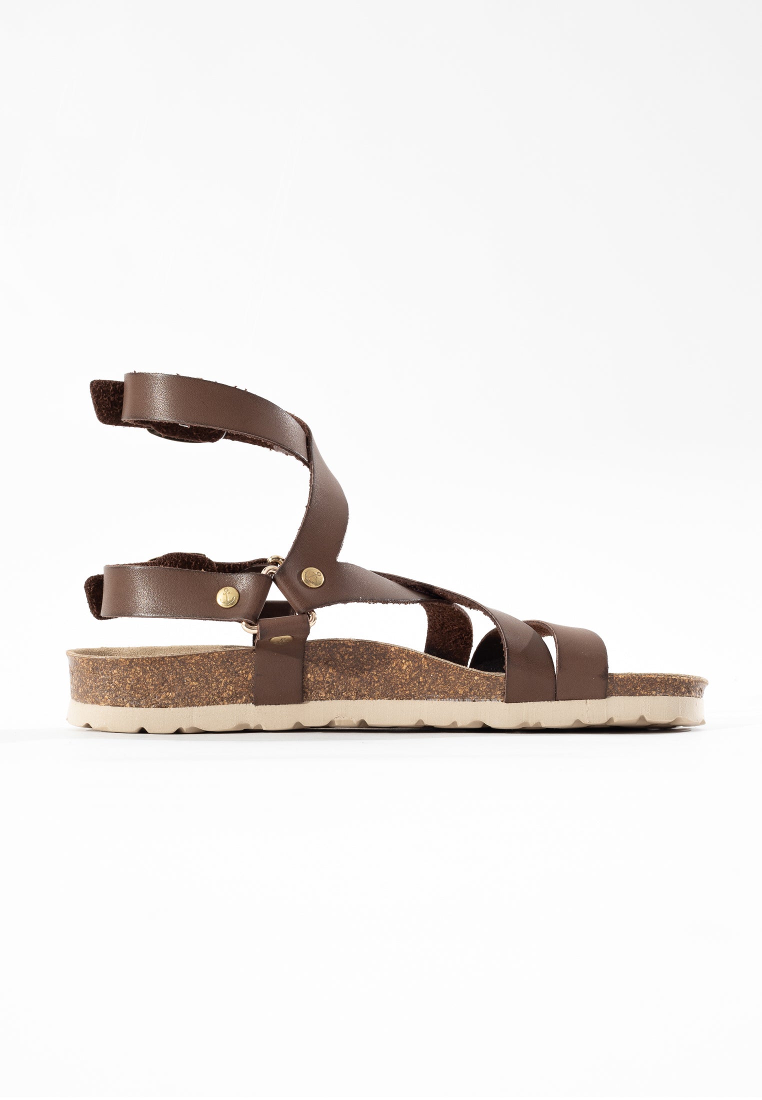 Armidale Brown Multi-Strap Sandals