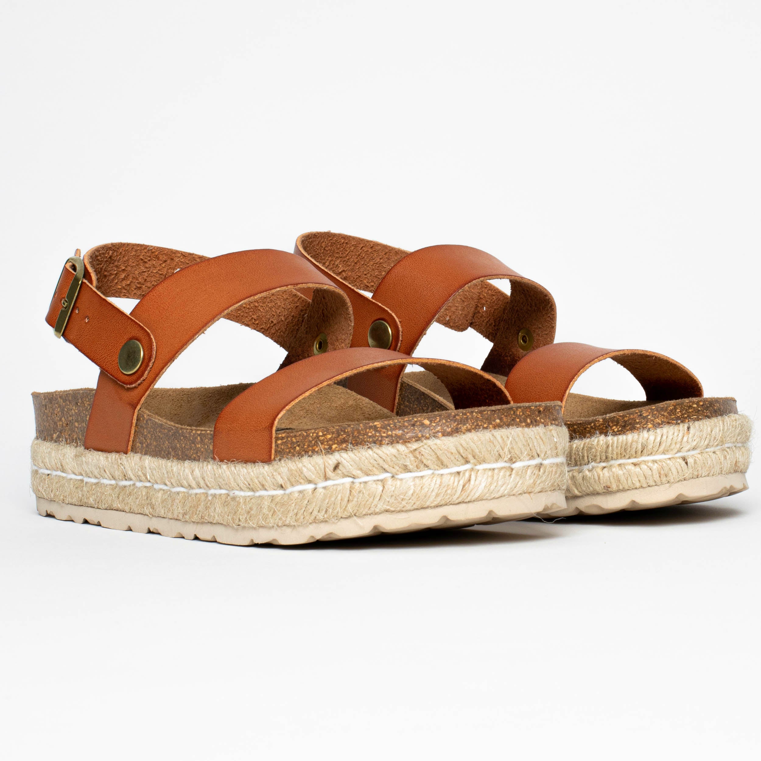 Sandalias con plataforma Whyalla Bronceado