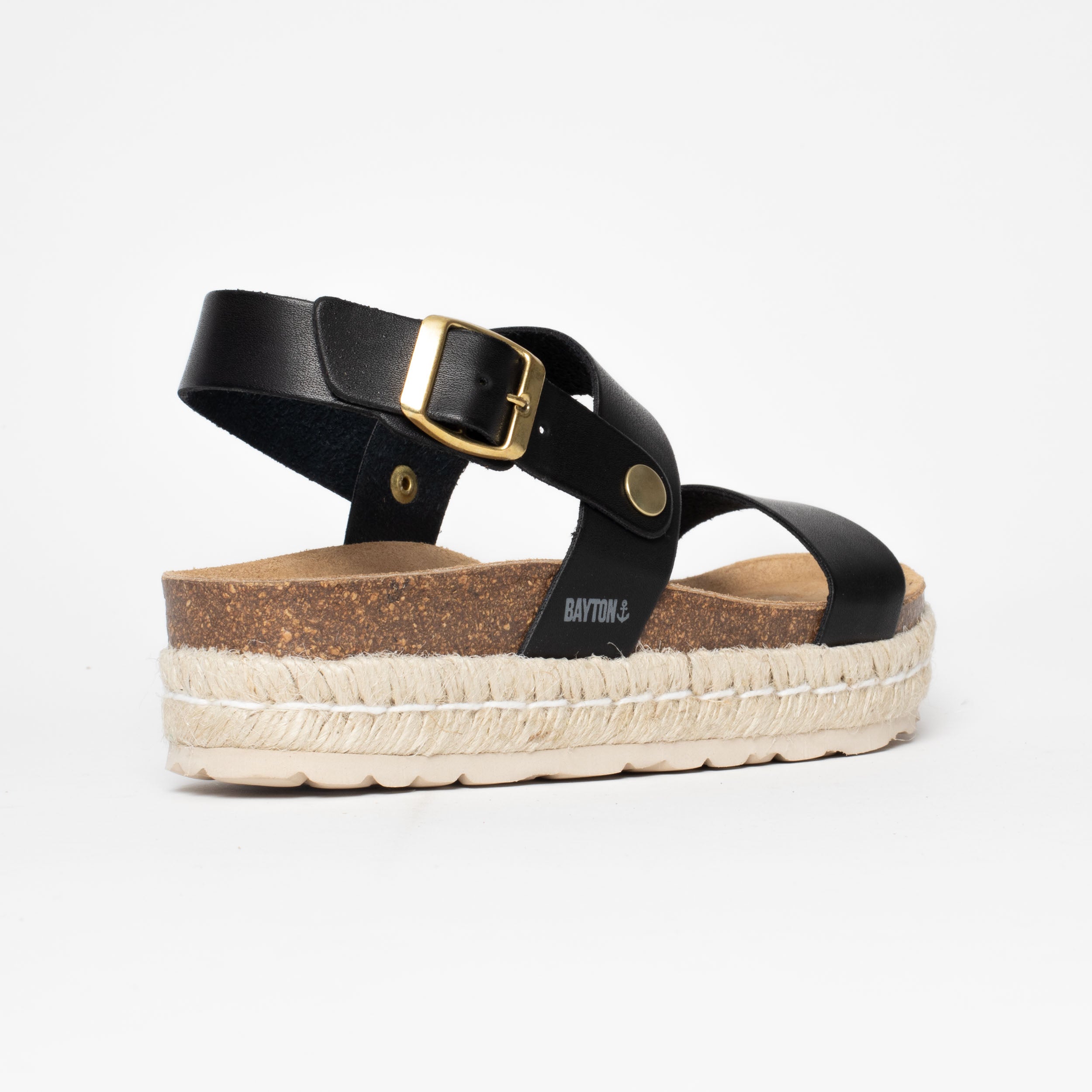 Whyalla Black Platform Sandals