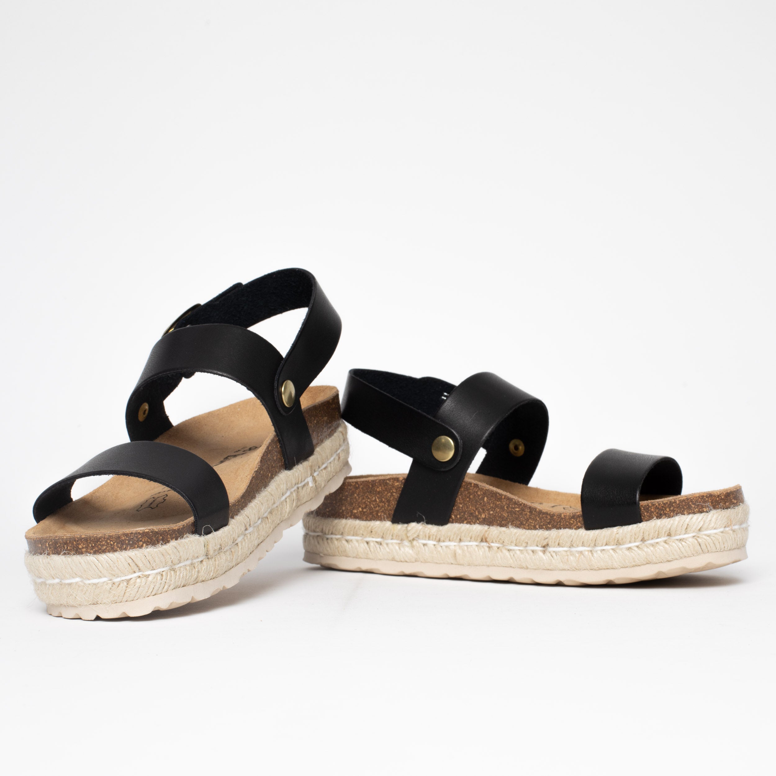 Whyalla Black Platform Sandals