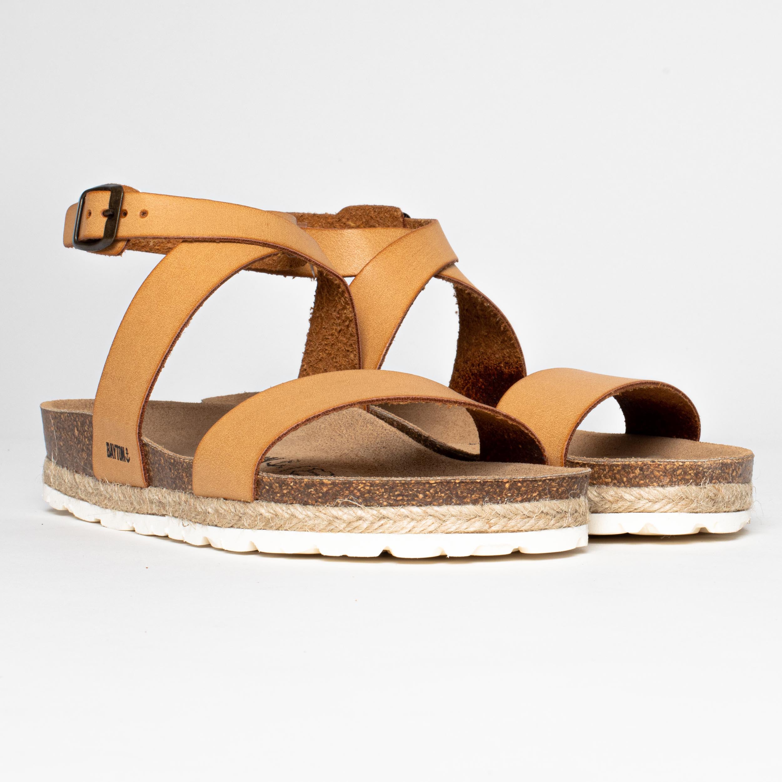 Karratha Tan Multi-Strap Sandals