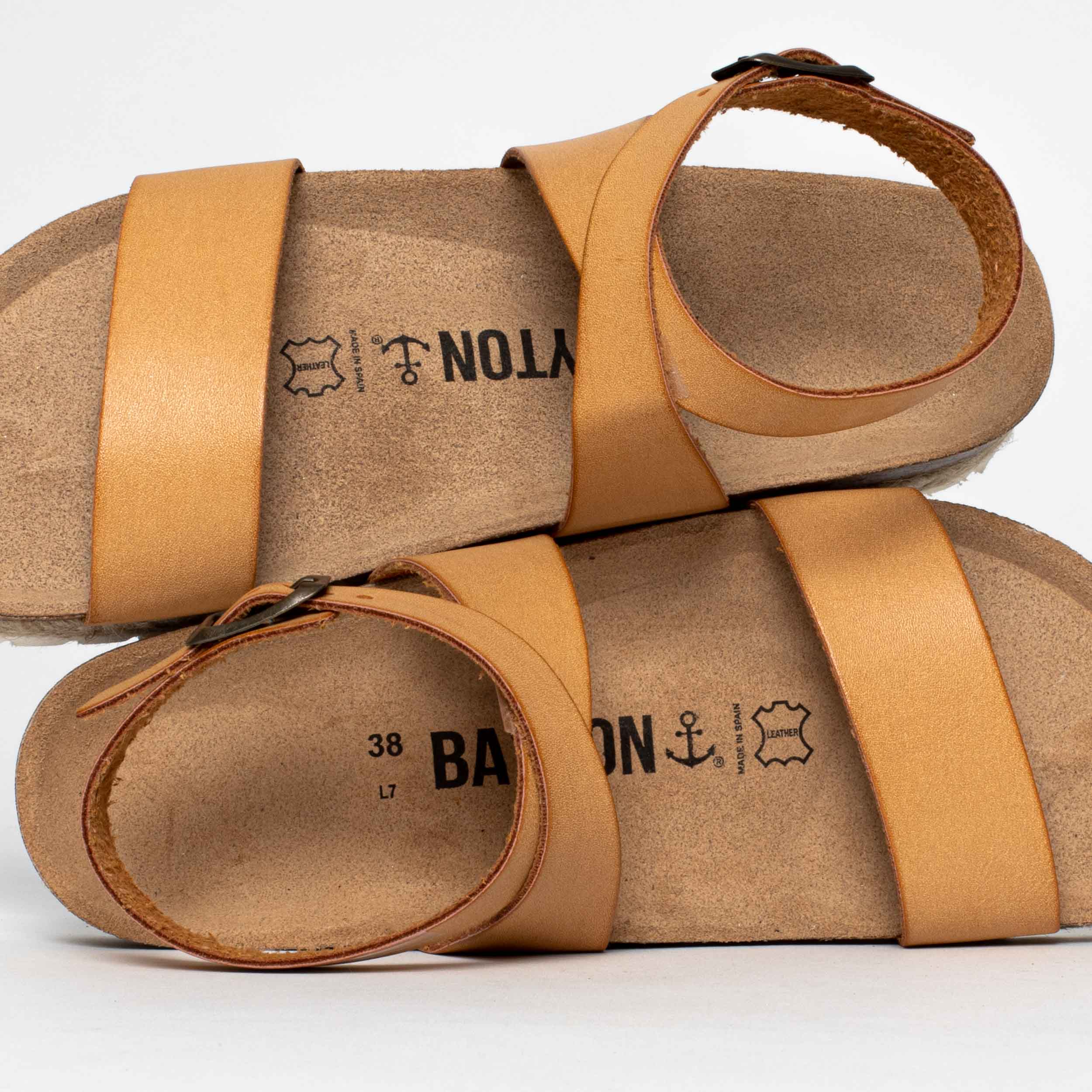 Karratha Tan Multi-Strap Sandals