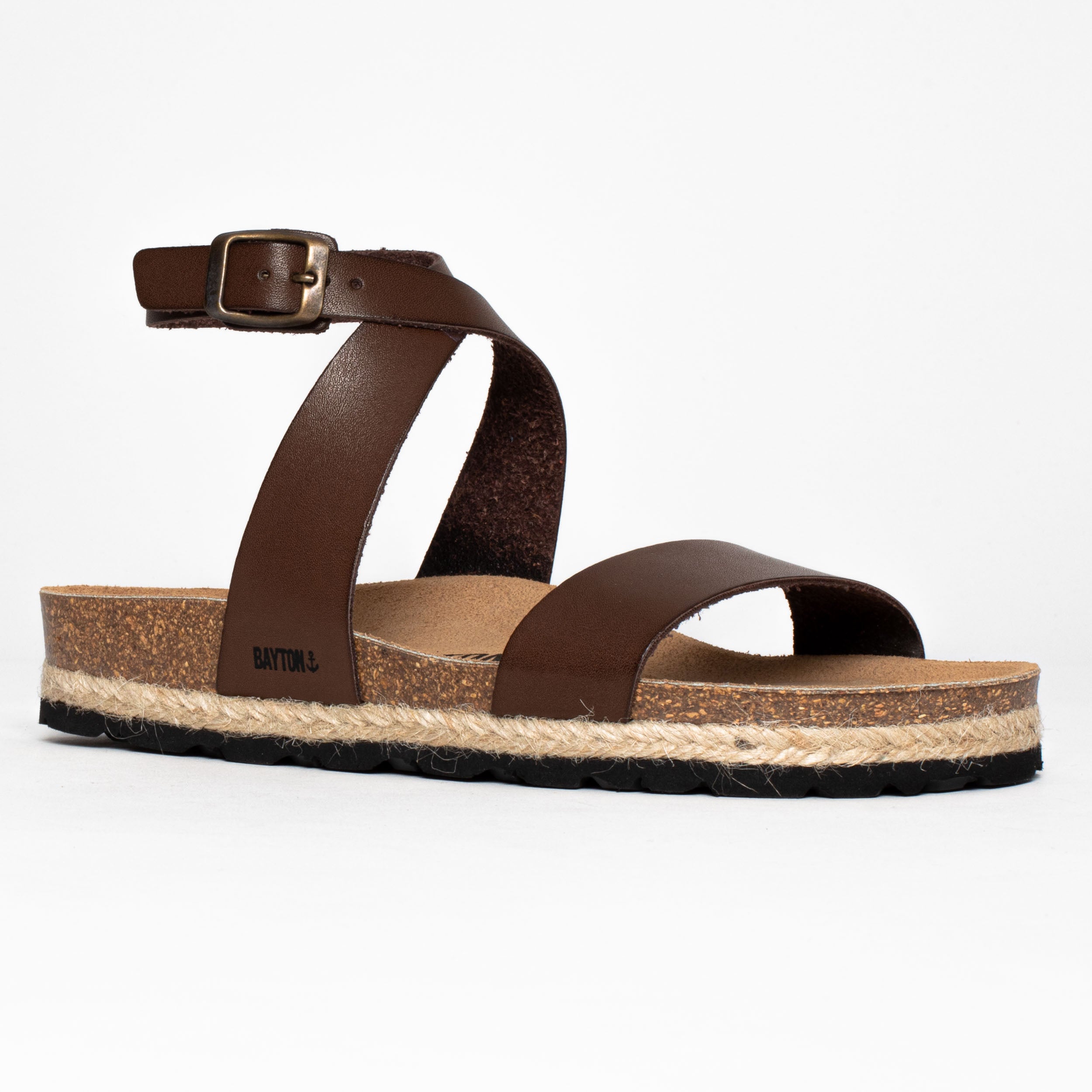 Karratha Brown Multi-Strap Sandals