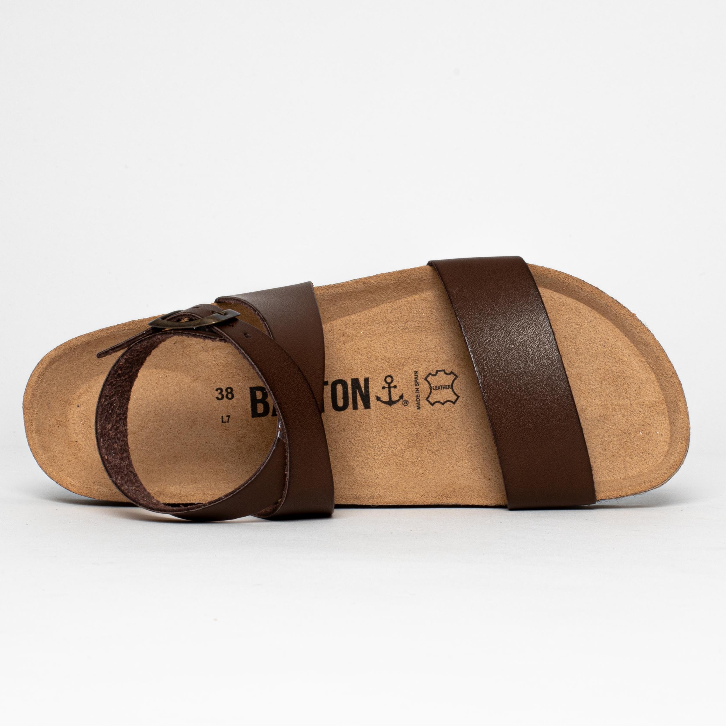 Karratha Brown Multi-Strap Sandals