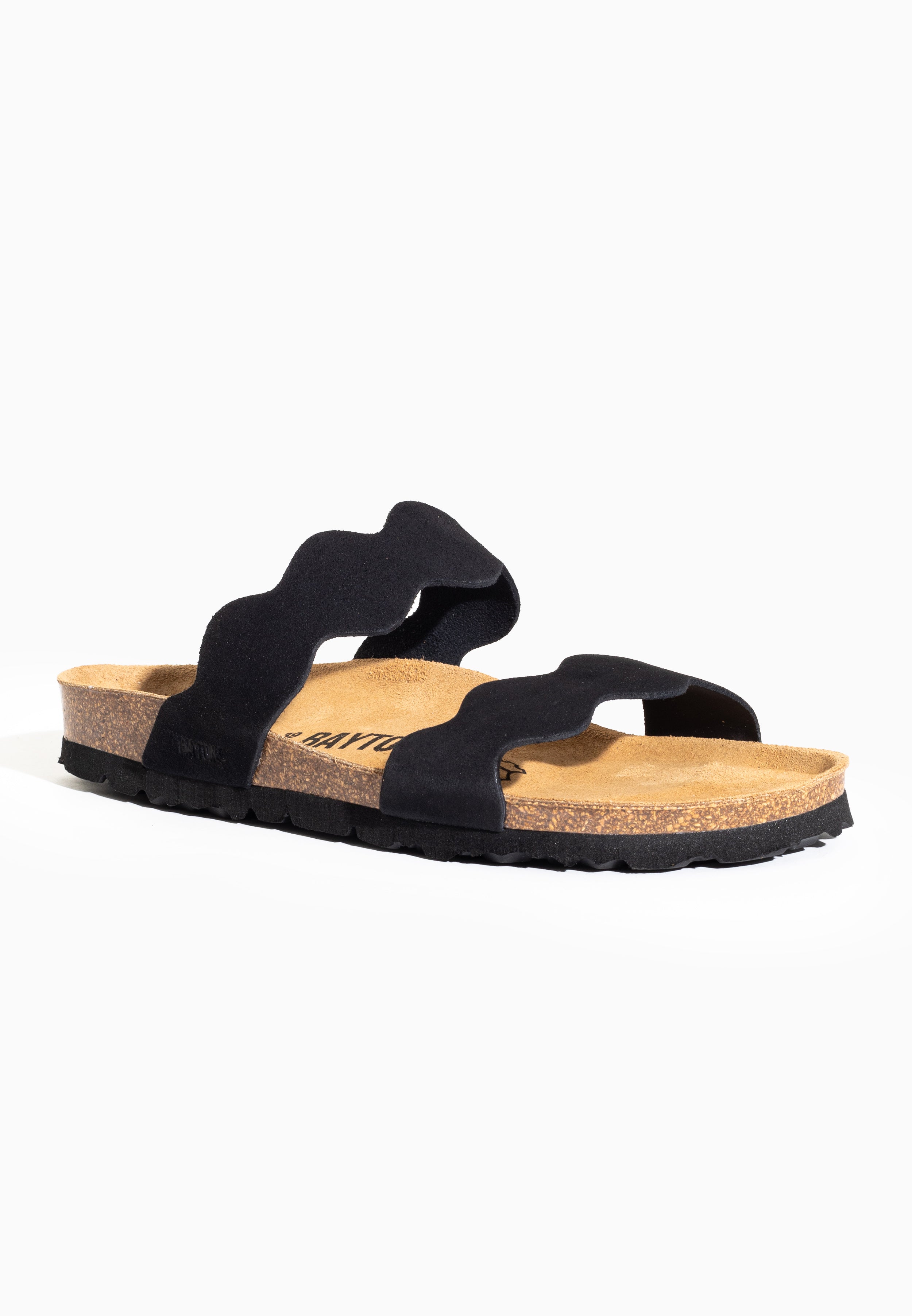 Wanneroo Sandalias 2 Tiras Negro