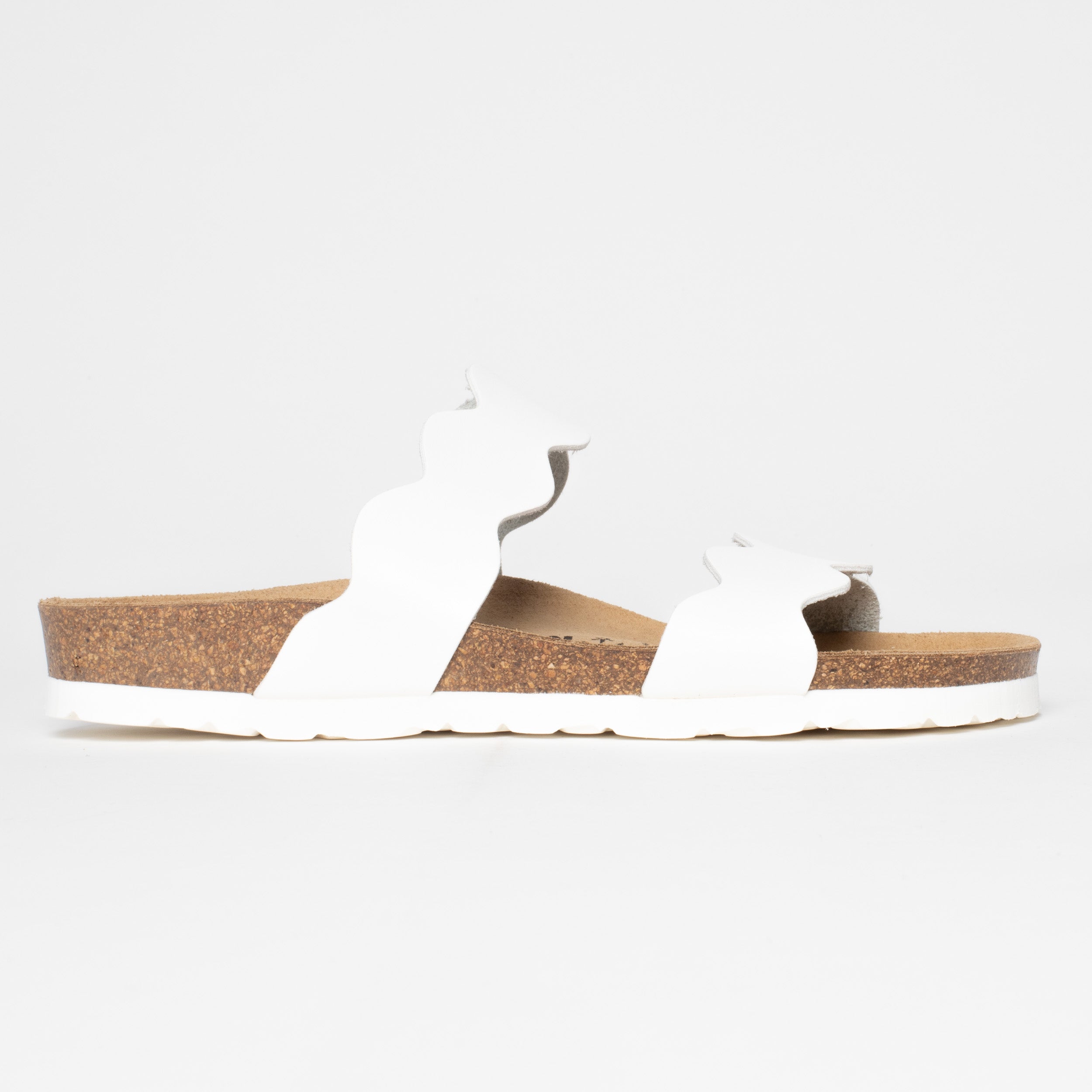 Wanneroo 2 Strap Sandals White