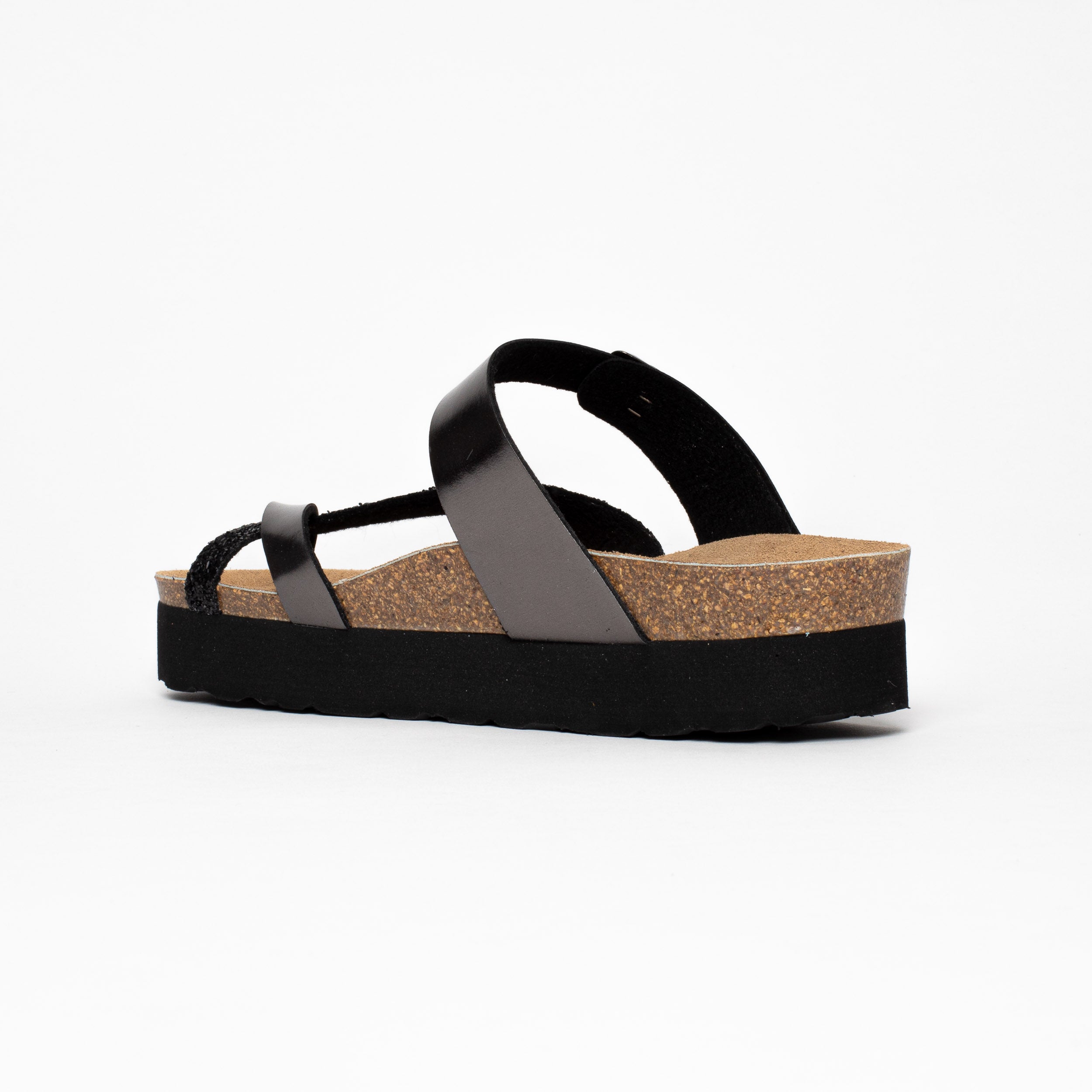 Sandalias con plataforma de peltre Andromac