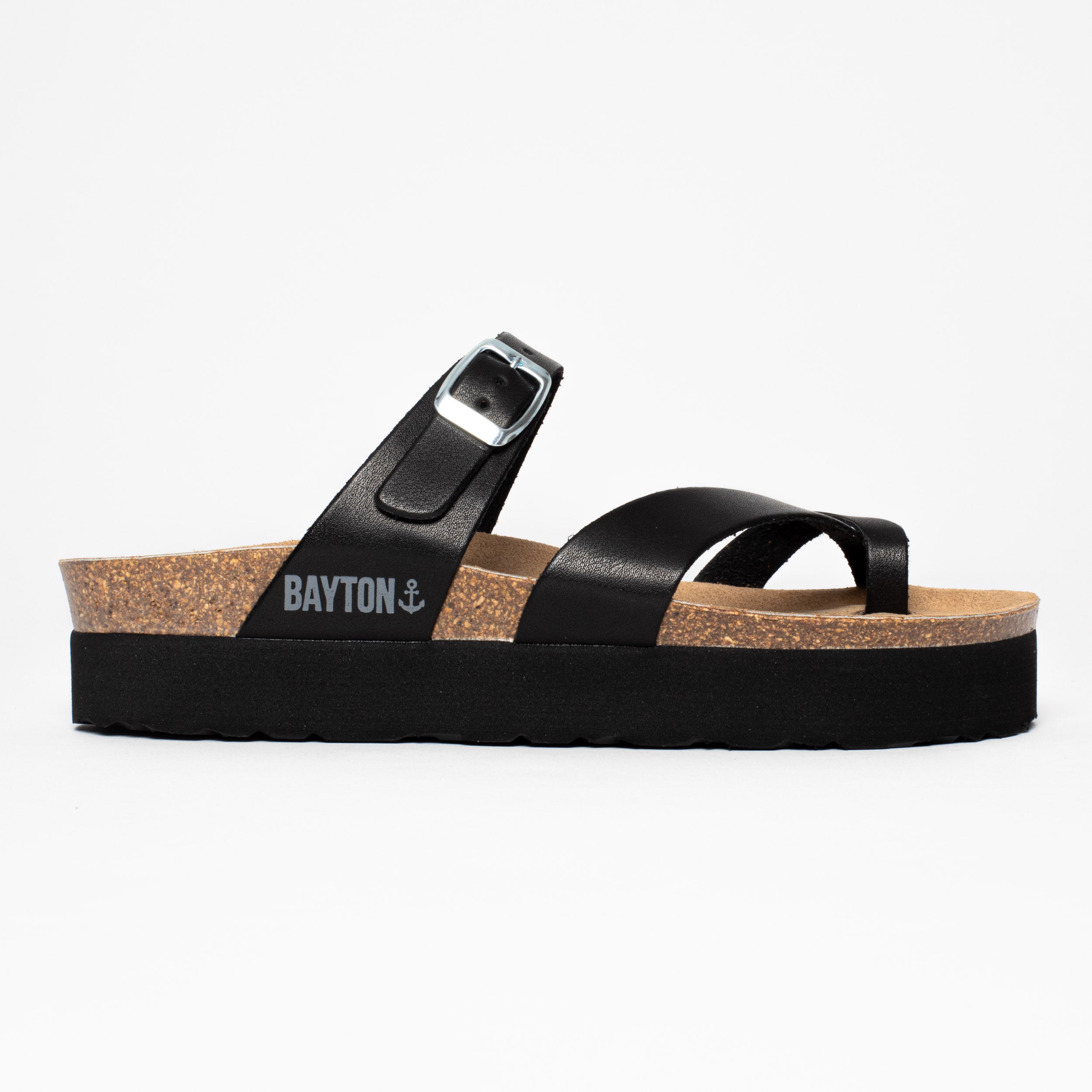 Sandalias Plataforma Andromac Negro