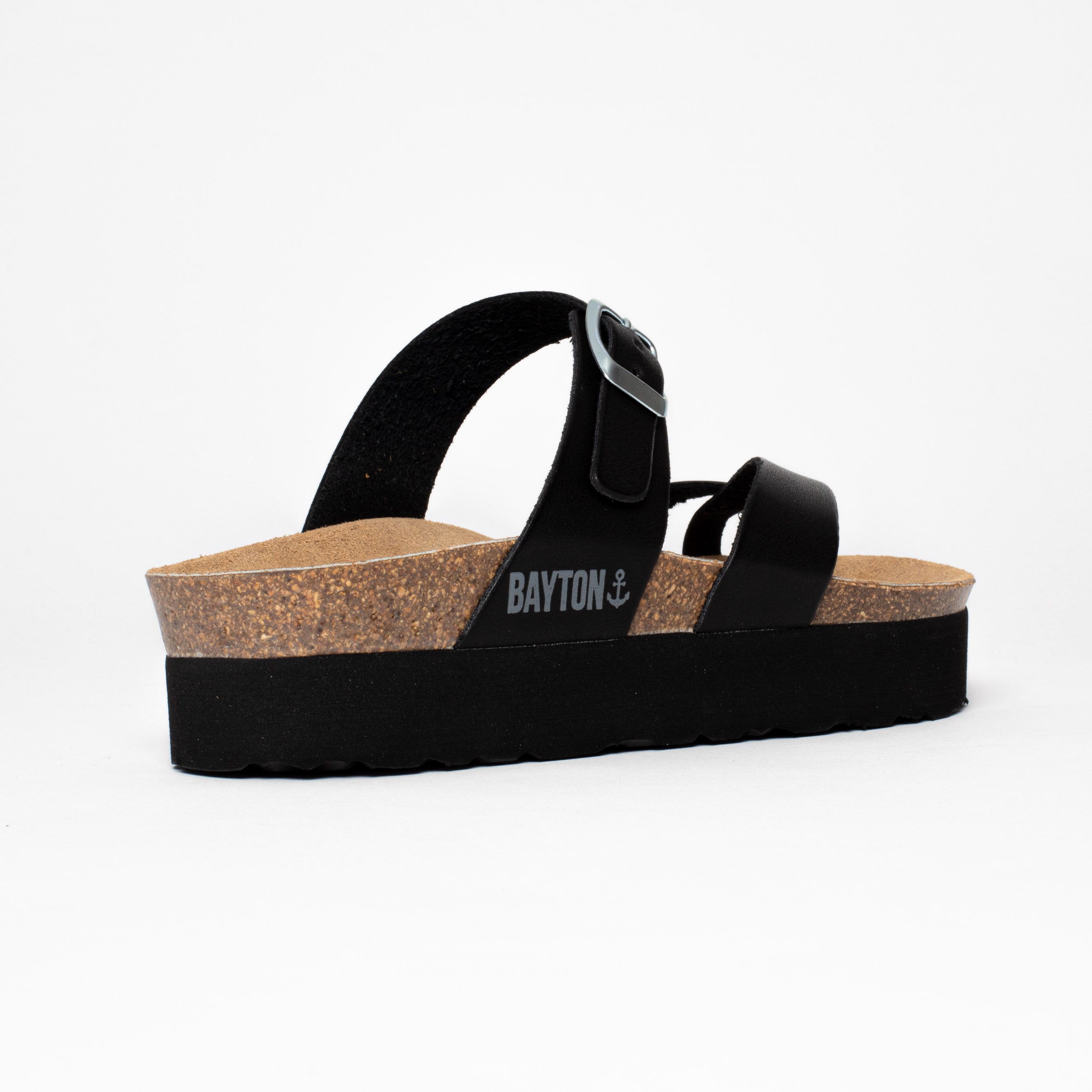 Sandalias Plataforma Andromac Negro