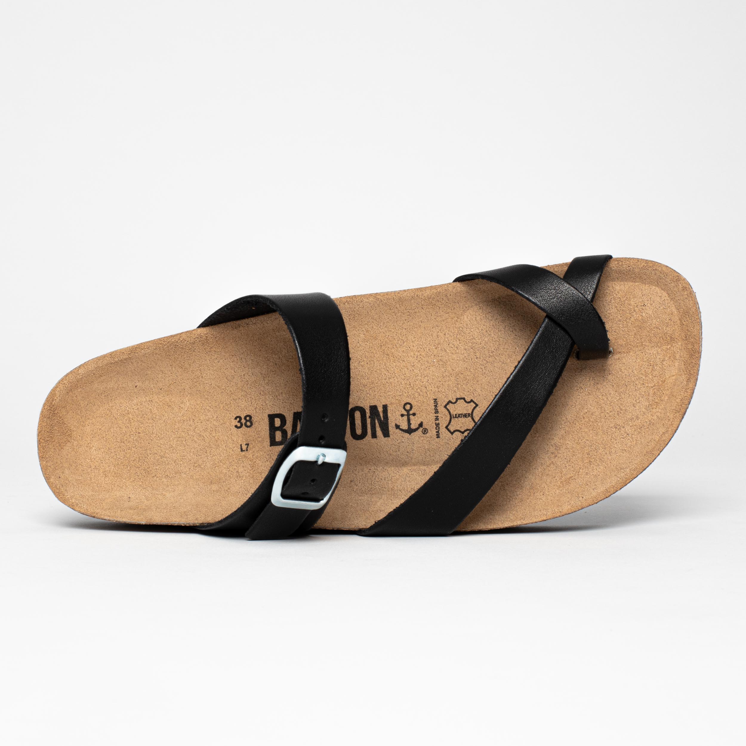 Sandalias Plataforma Andromac Negro