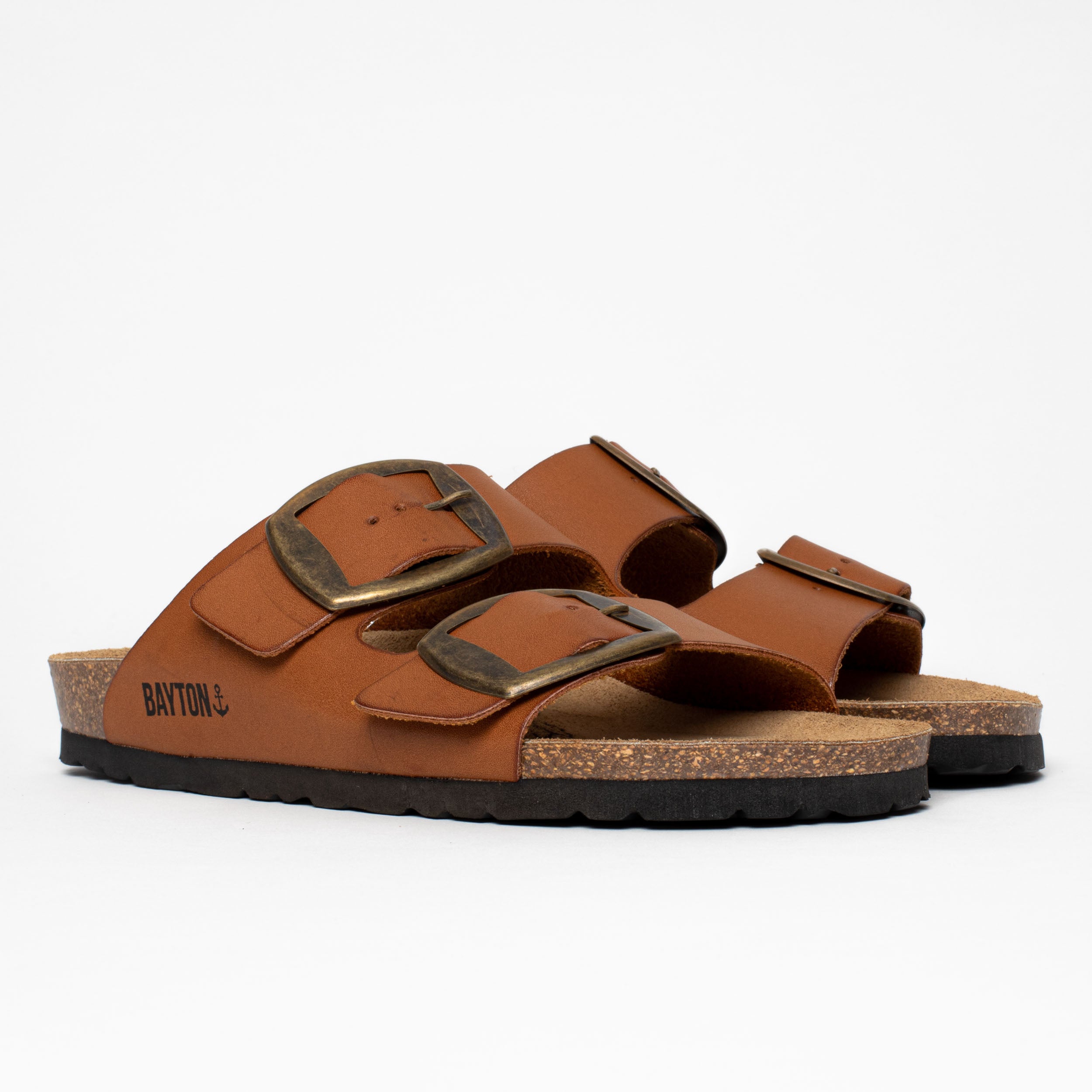 Alicante Tan 2 Strap Sandals