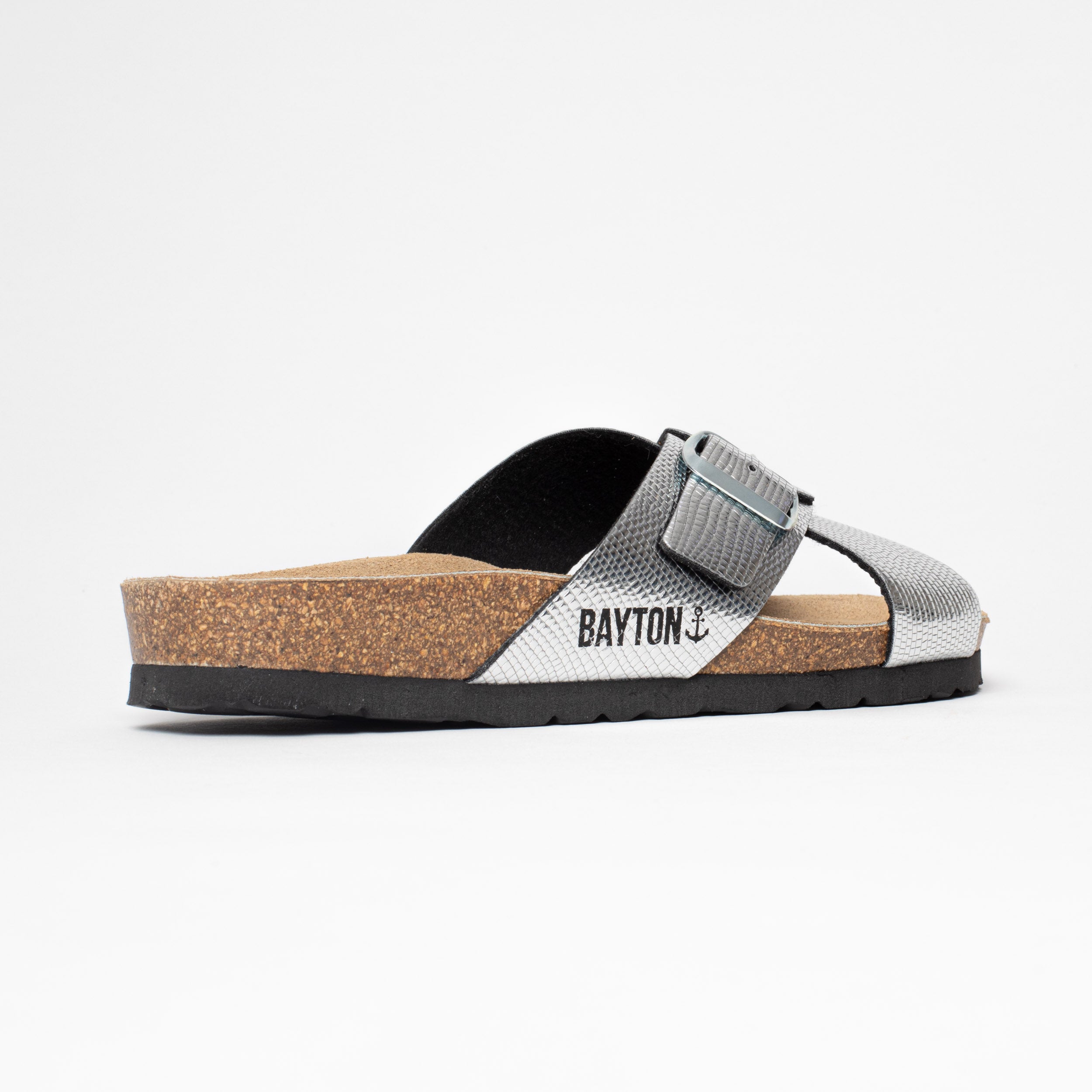 Era Silver 2 Strap Sandals