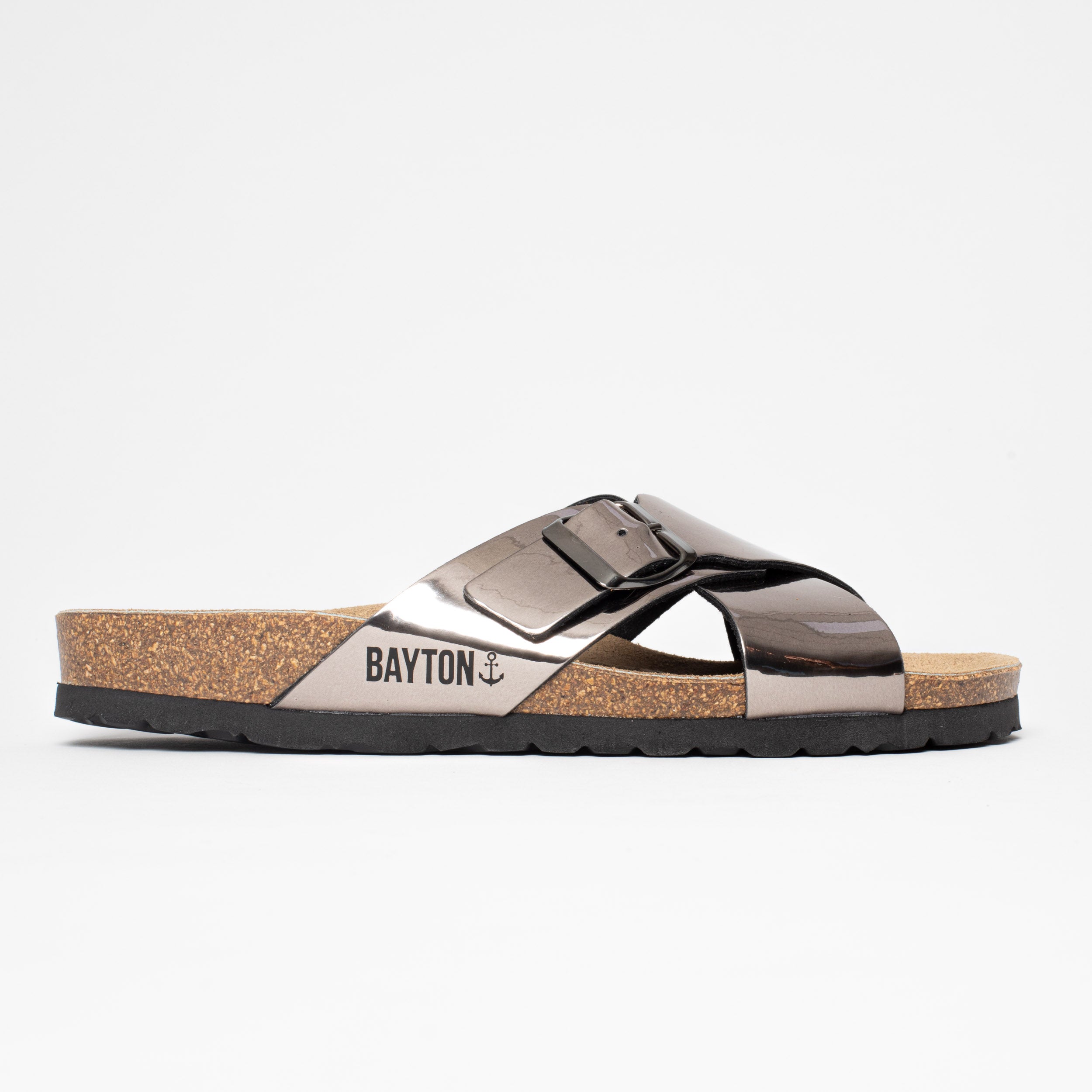 Era Anthracite Grey 2 Strap Sandals