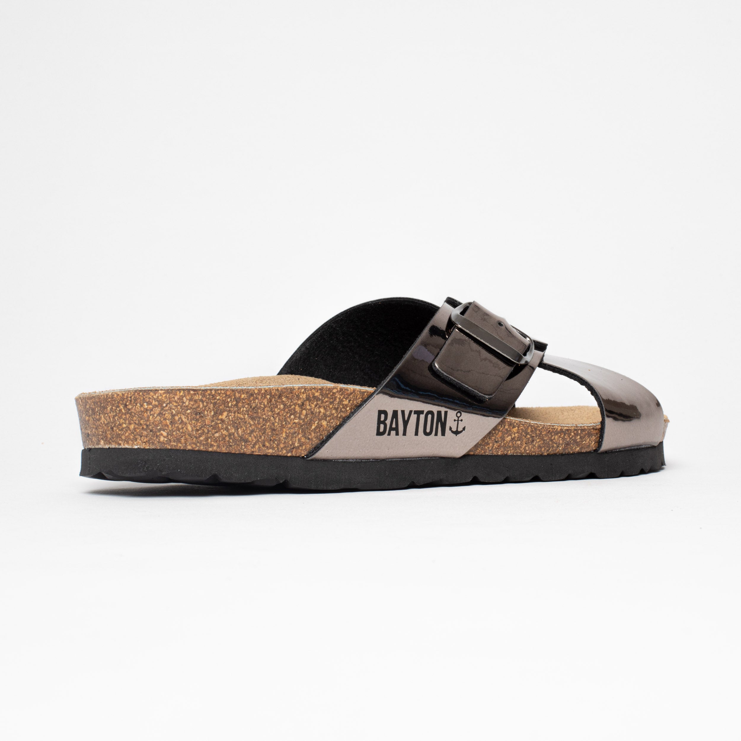 Era Anthracite Grey 2 Strap Sandals