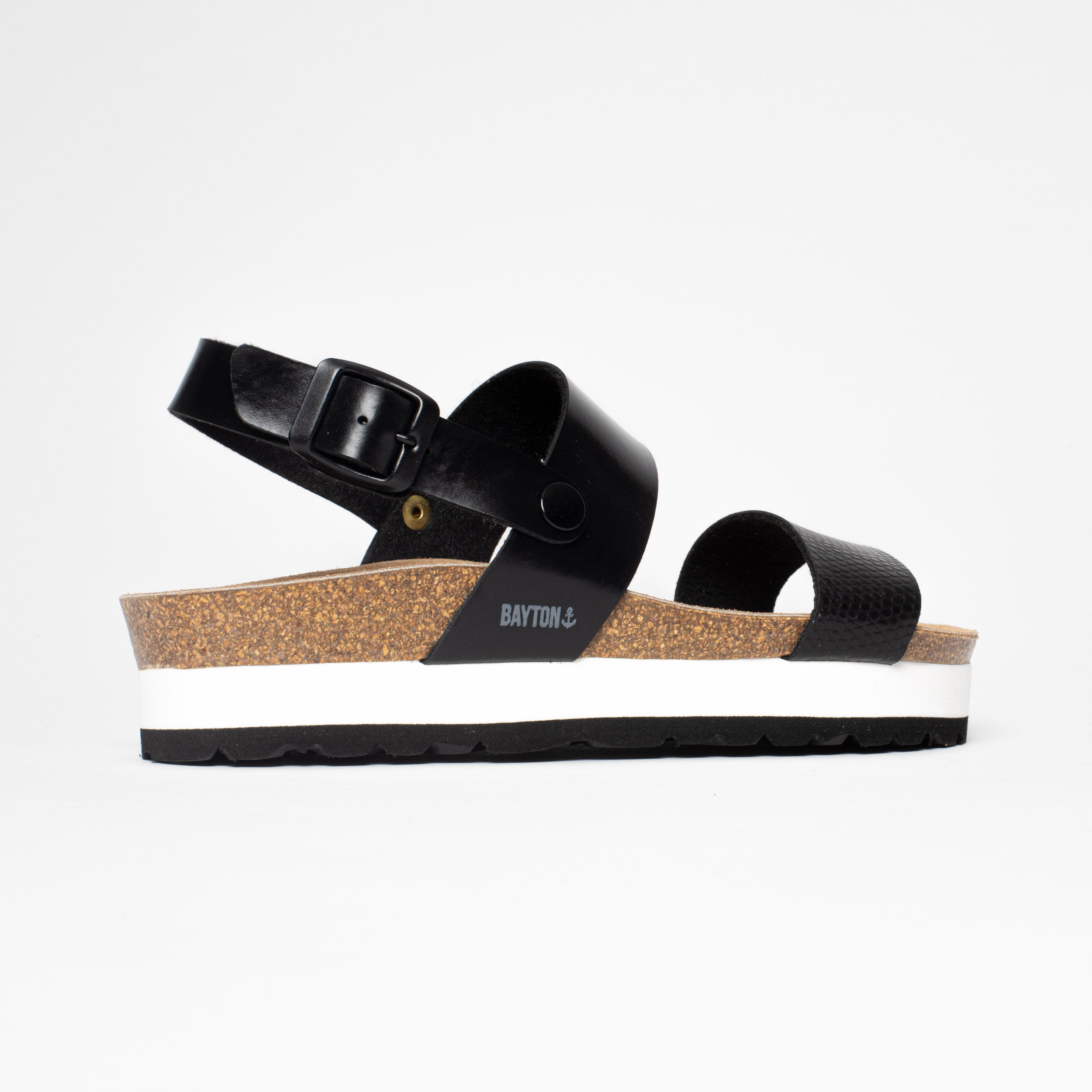 Sandalias Gladstone Plataforma Negro