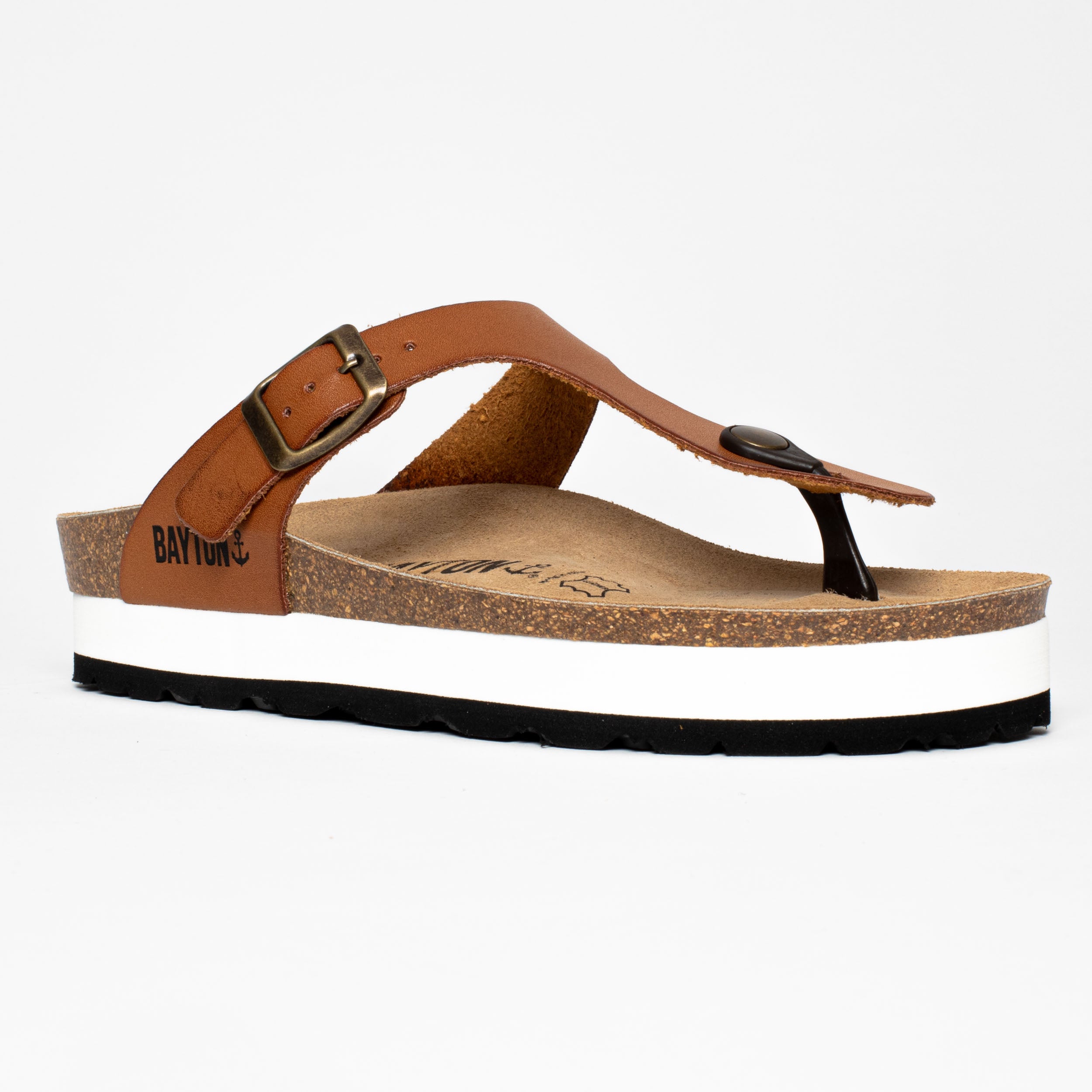 Asturias Tan Platform Sandals