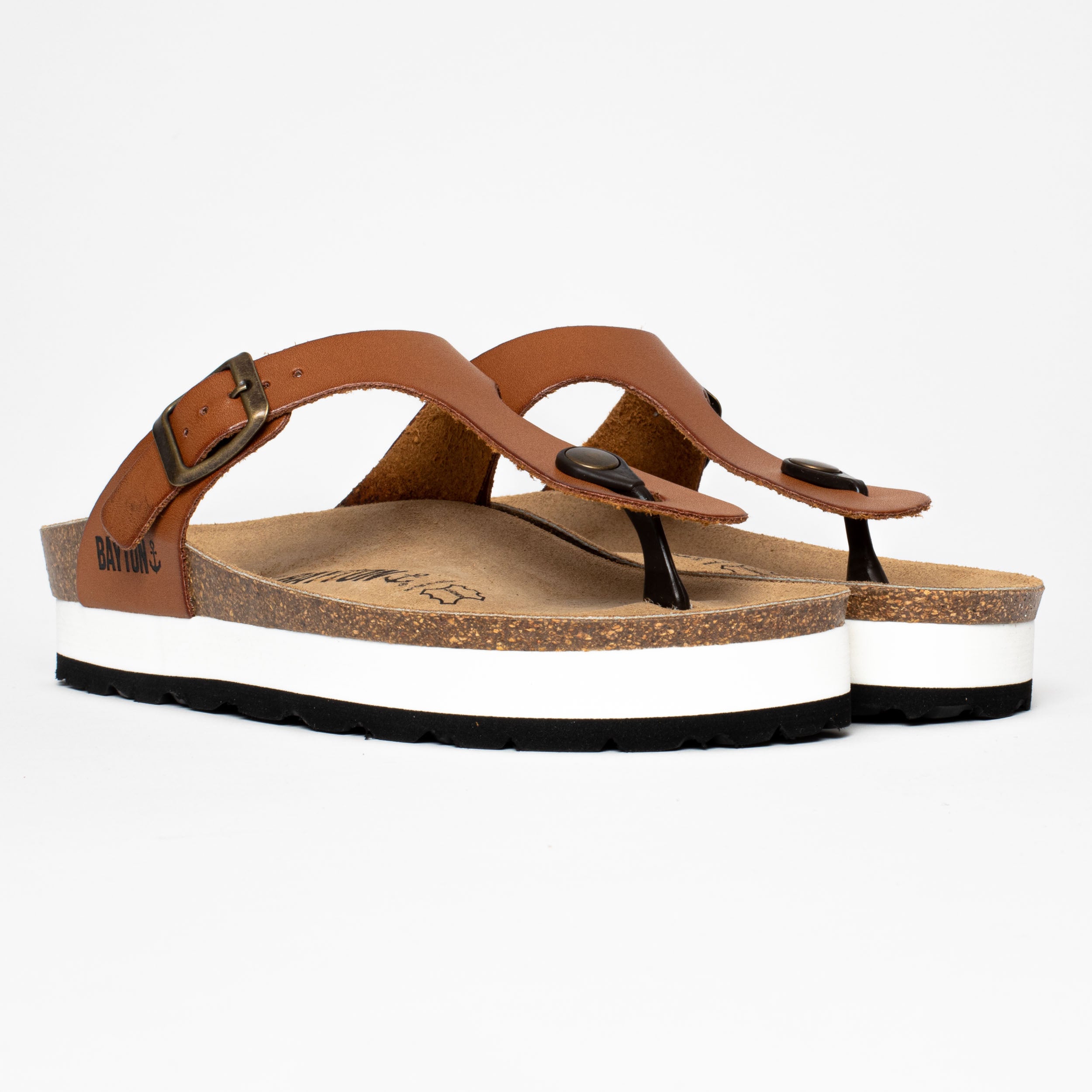 Asturias Tan Platform Sandals