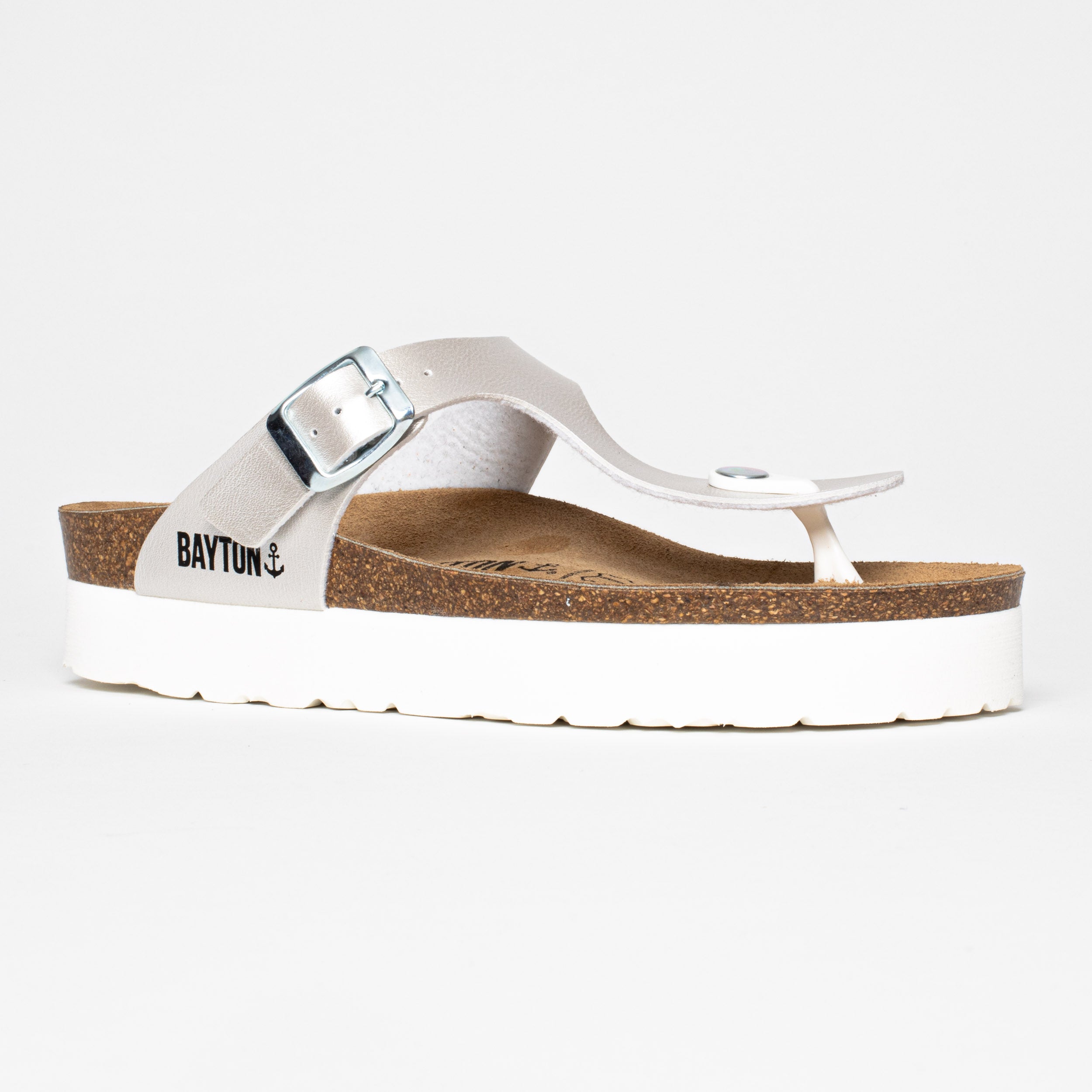 Asturias Off-White Platform Sandals