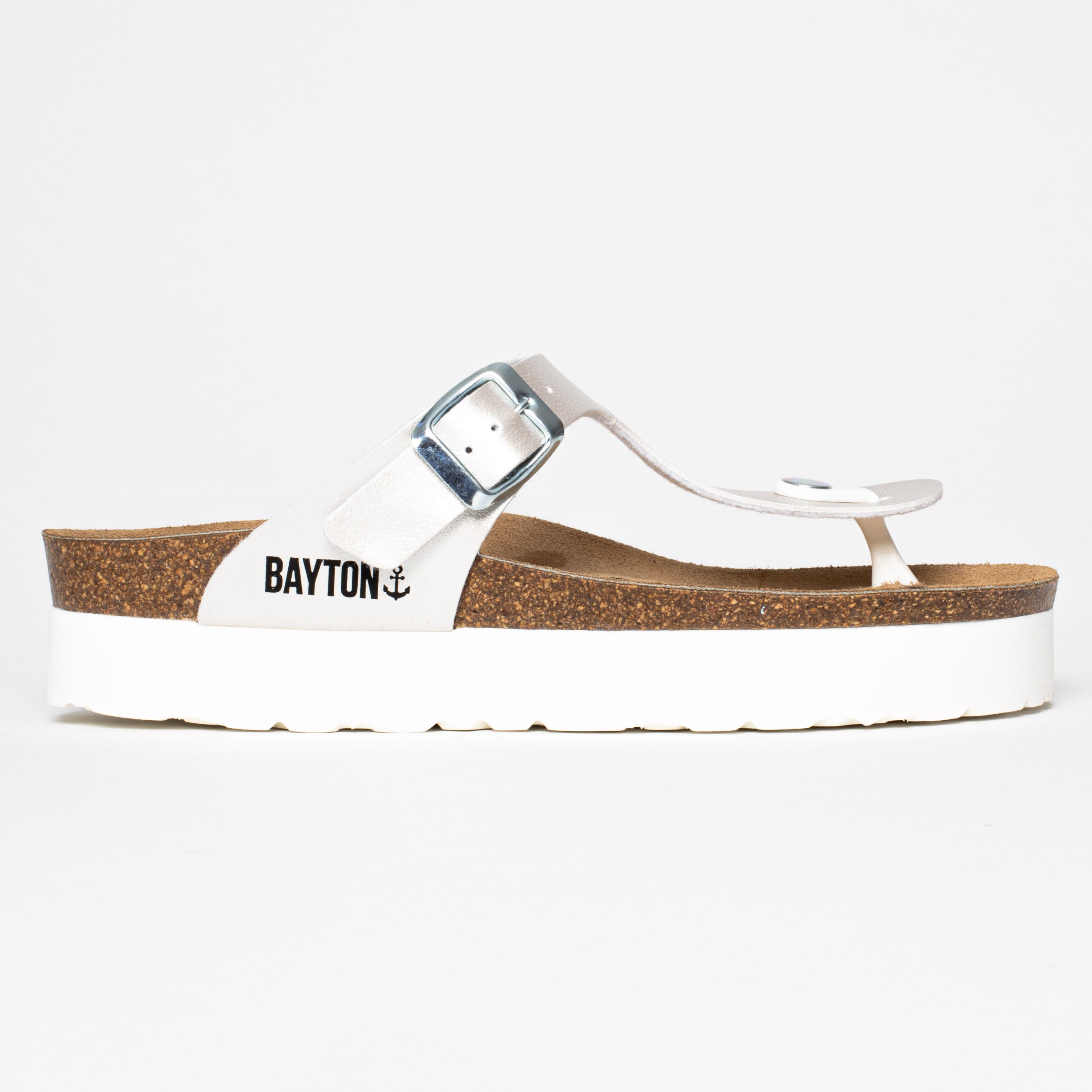 Asturias Off-White Platform Sandals