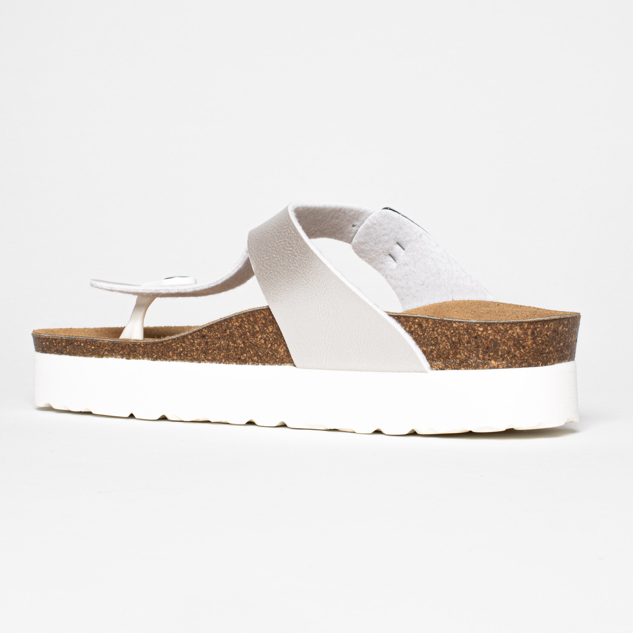 Asturias Off-White Platform Sandals