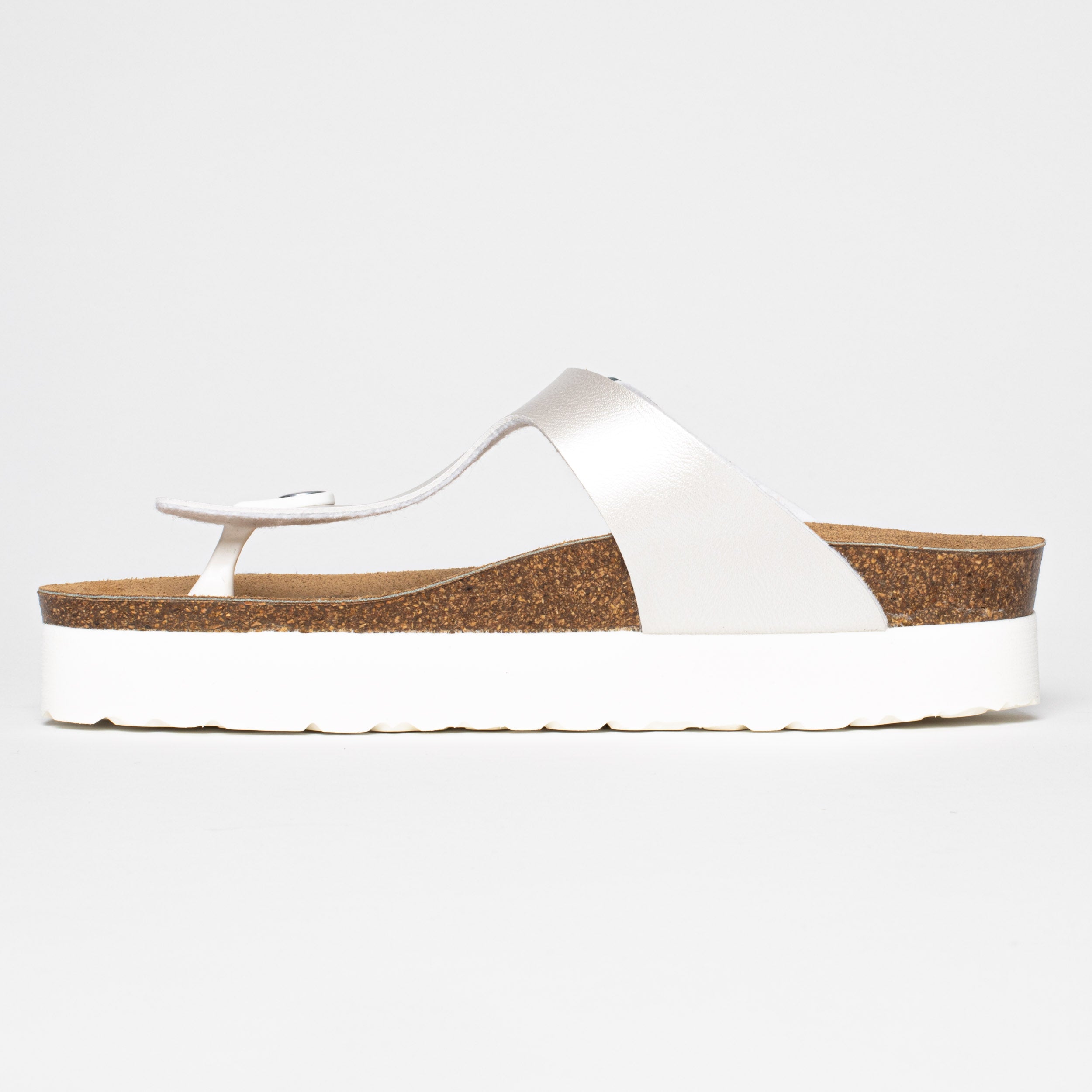 Asturias Off-White Platform Sandals