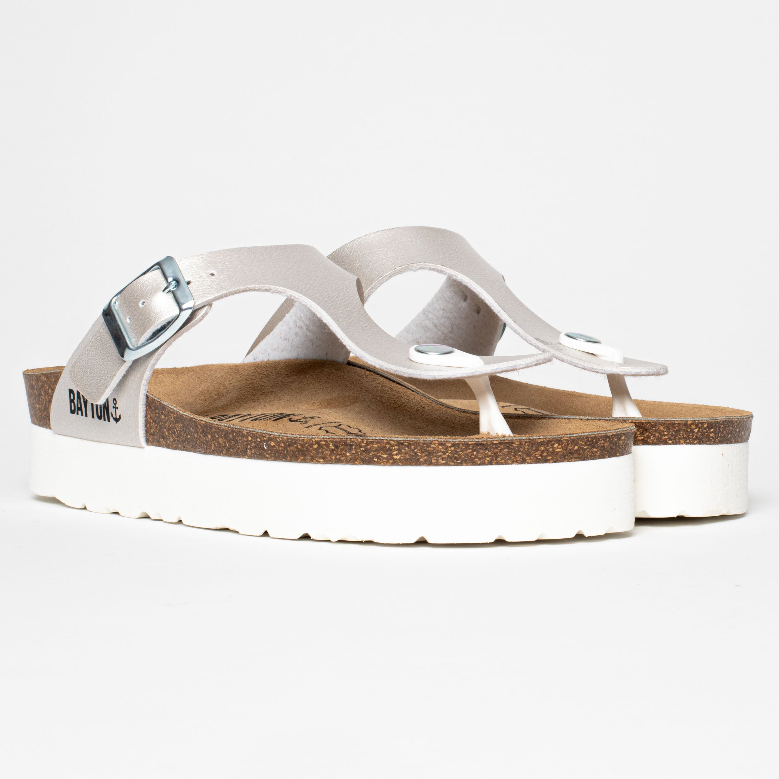 Asturias Off-White Platform Sandals