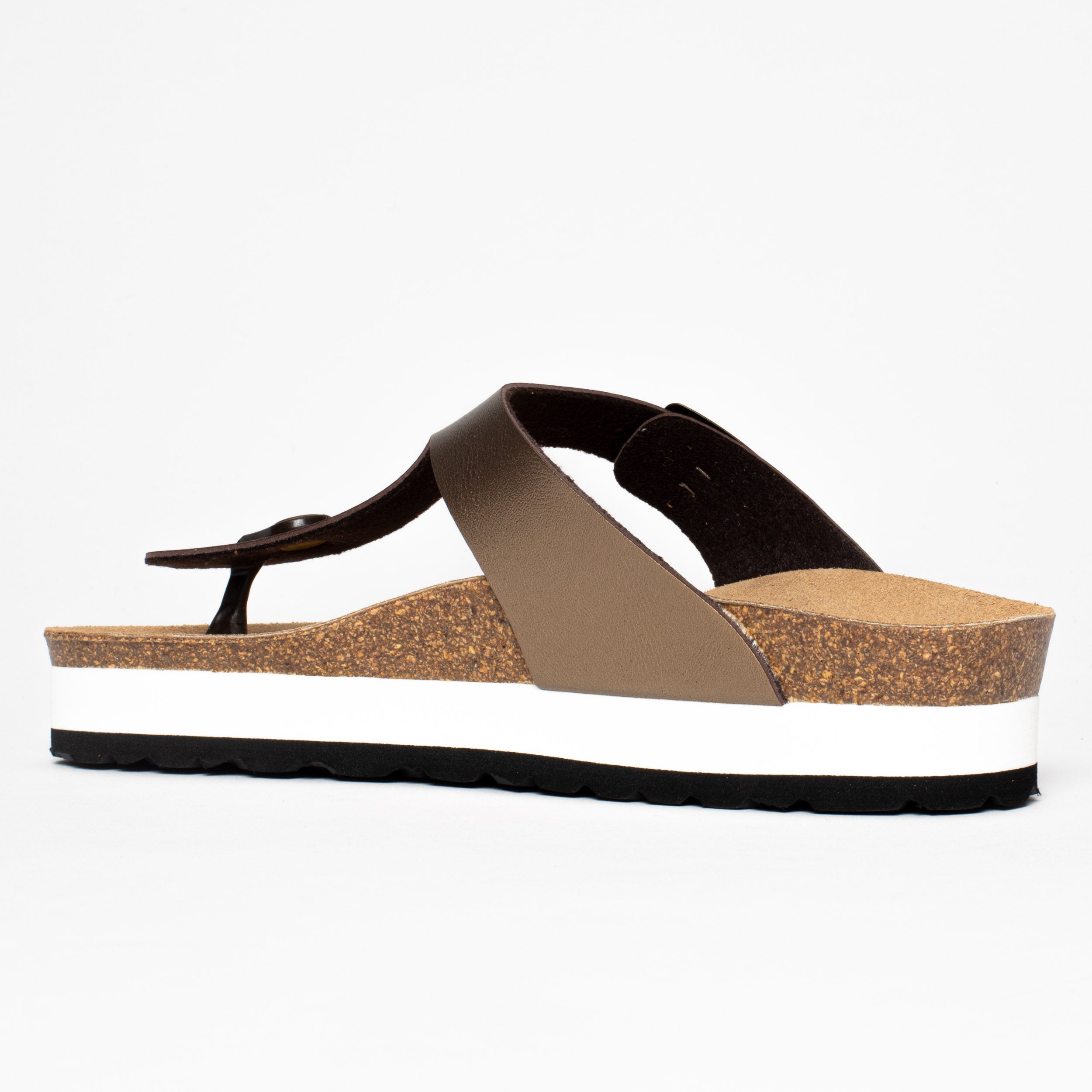 Asturias Bronze Platform Sandals