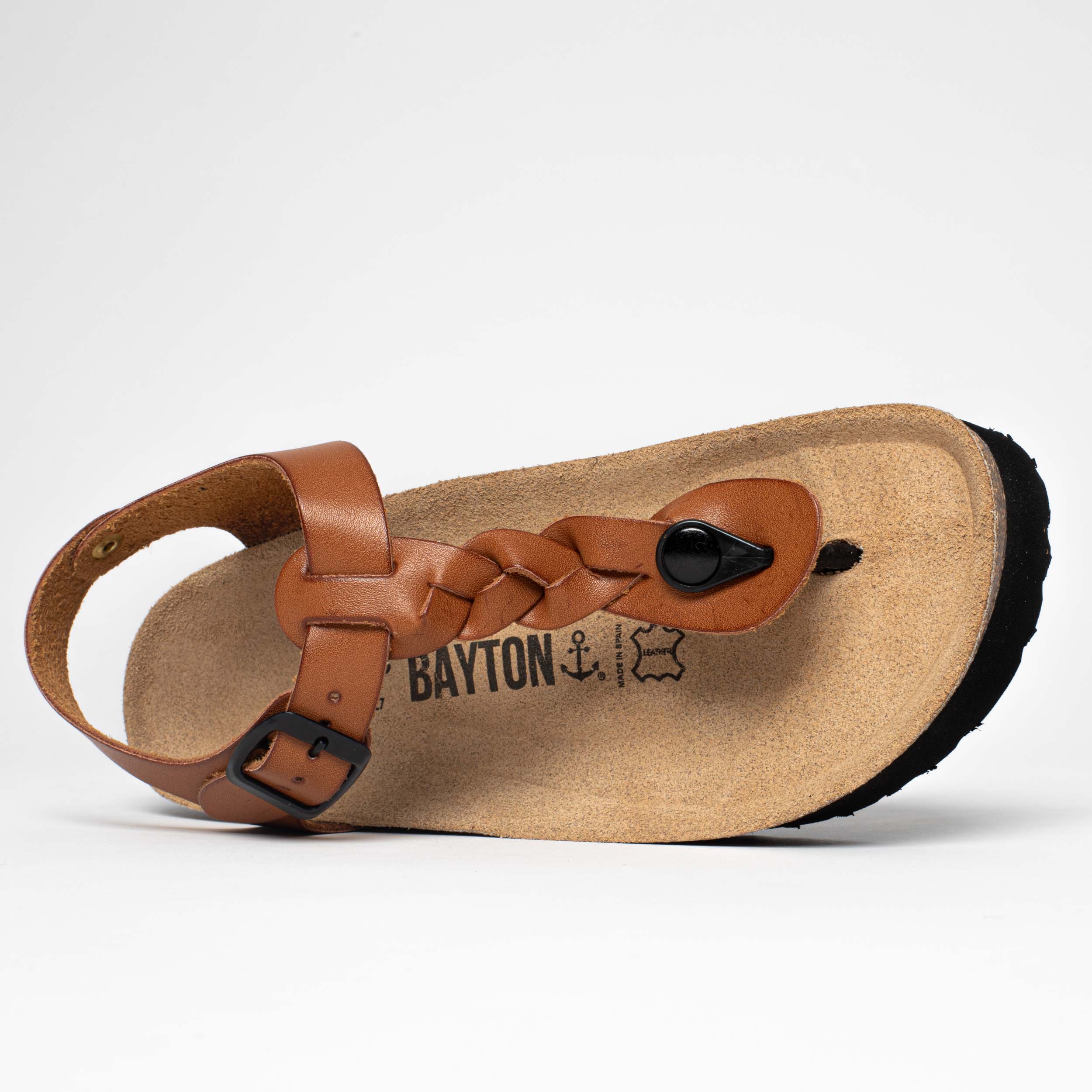 Badajoz Tan Platform Sandals