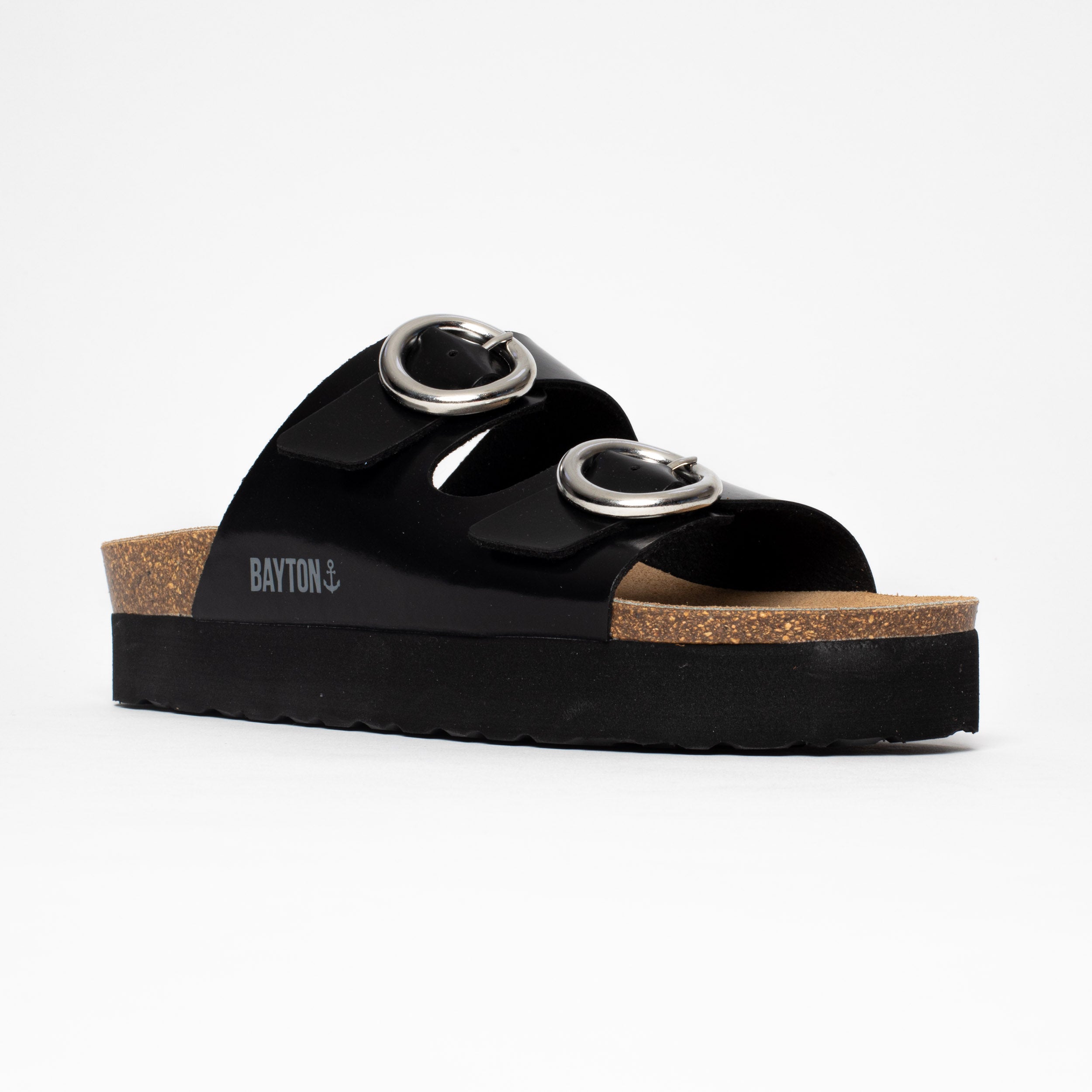 Bilbao Black Platform Sandals