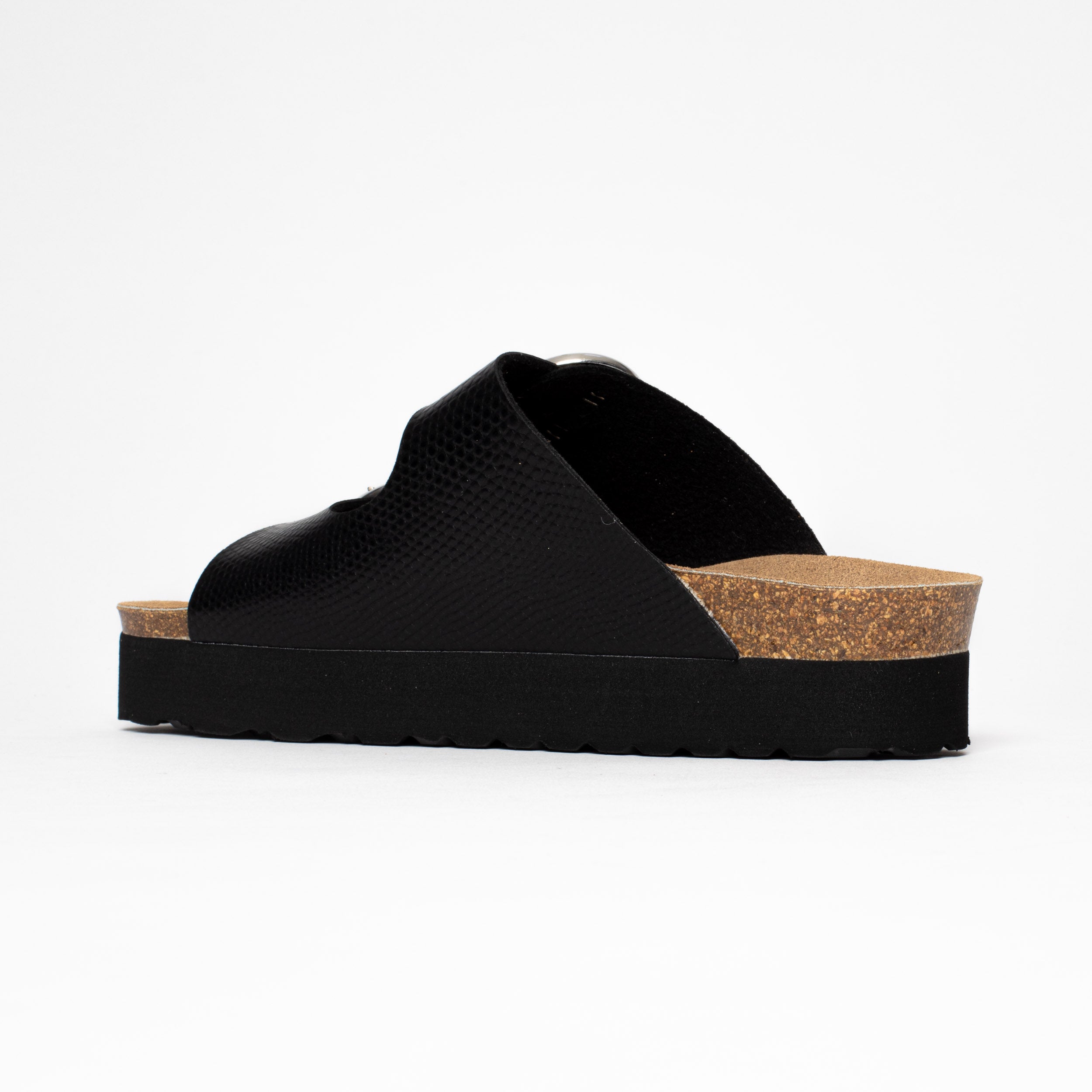 Bilbao Black Platform Sandals