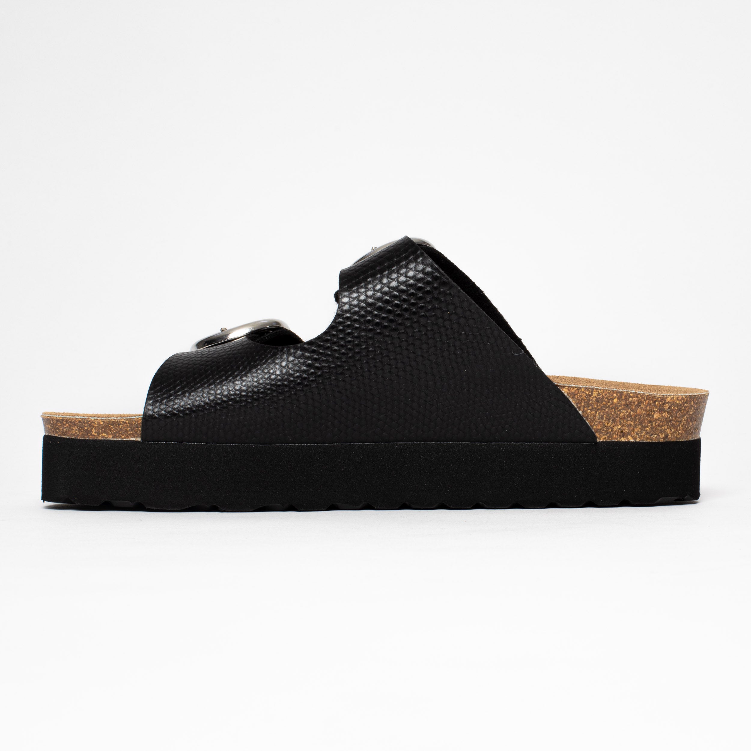 Bilbao Black Platform Sandals