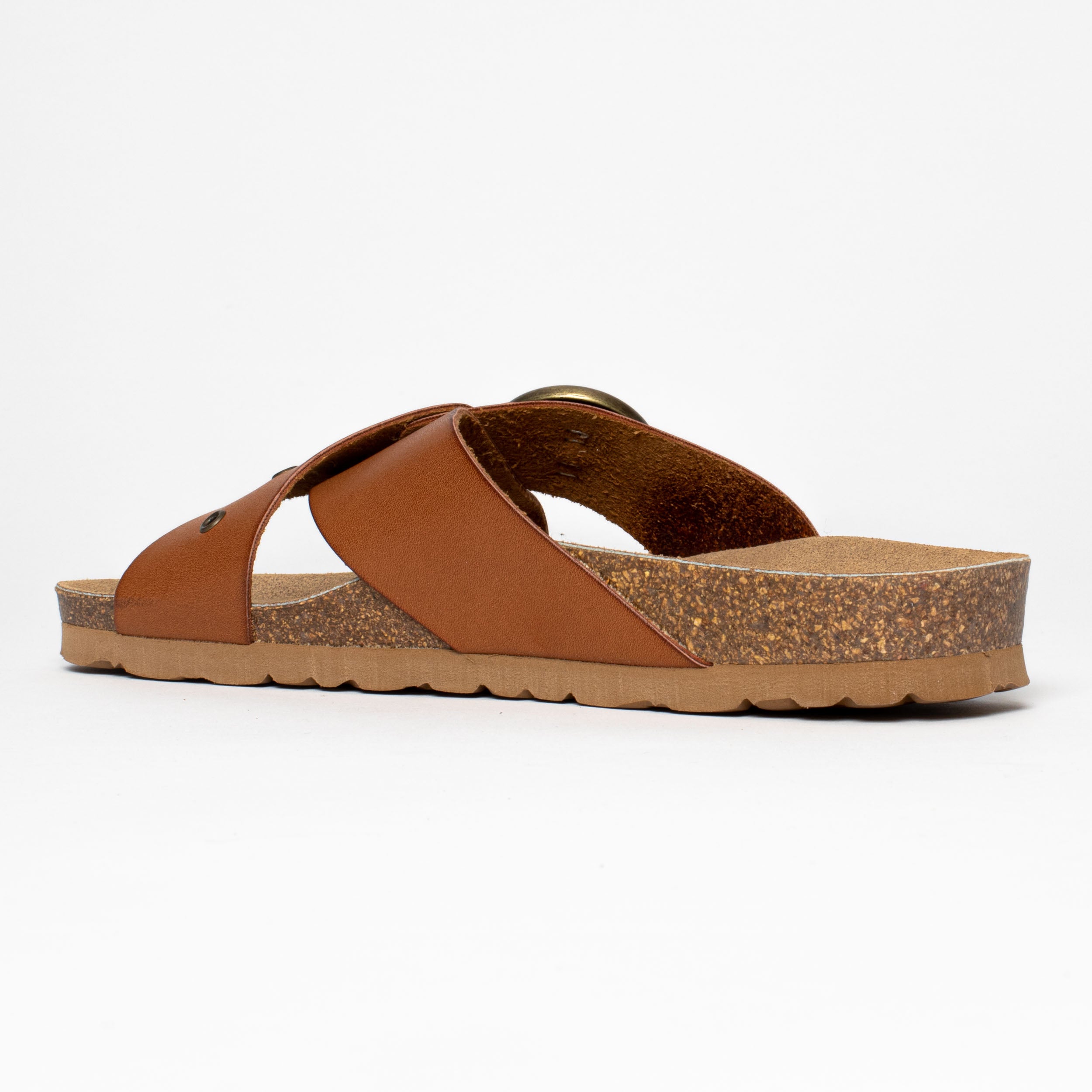 Sandalias Córdoba Camel 2 Tiras