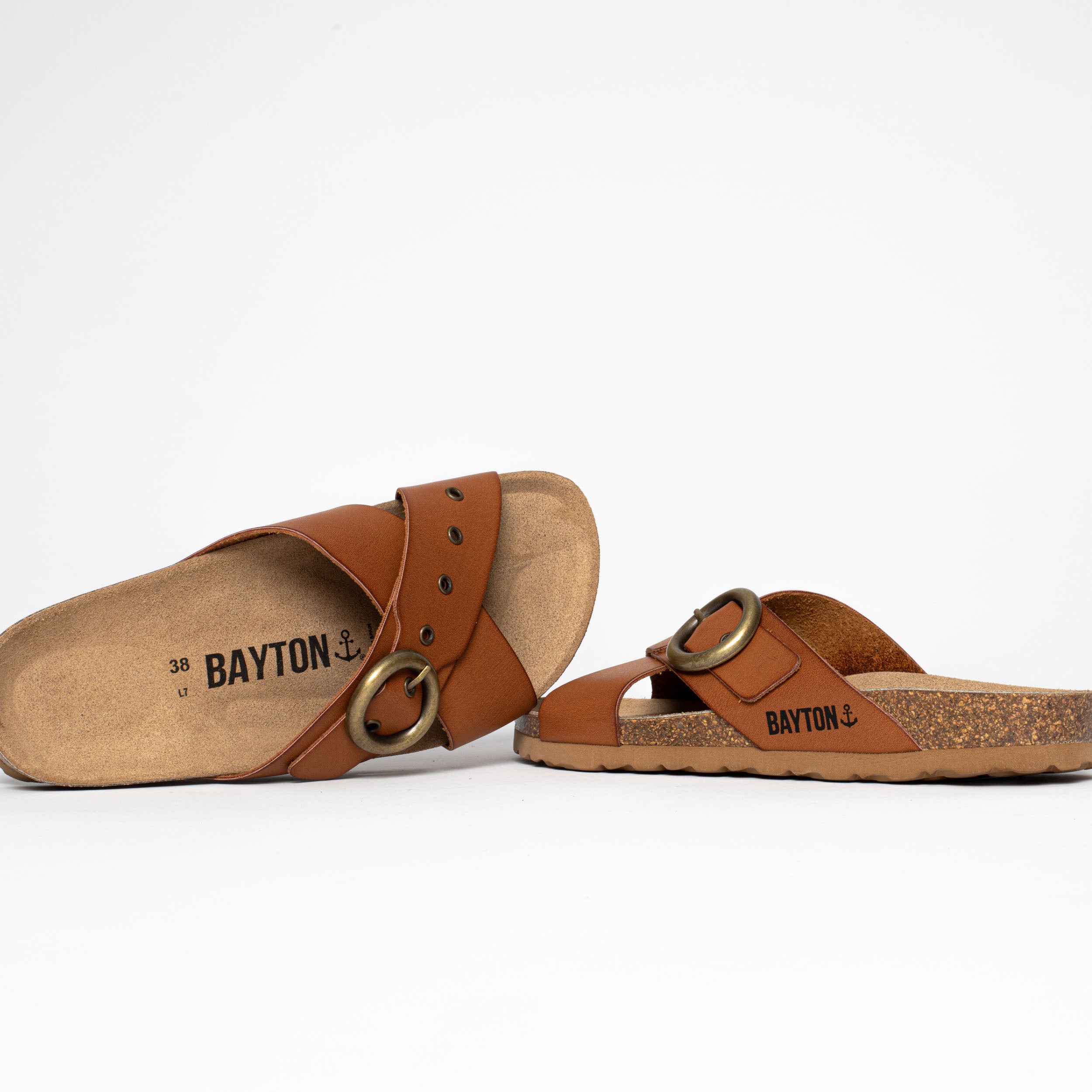 2 Straps Cordoba Camel Sandals