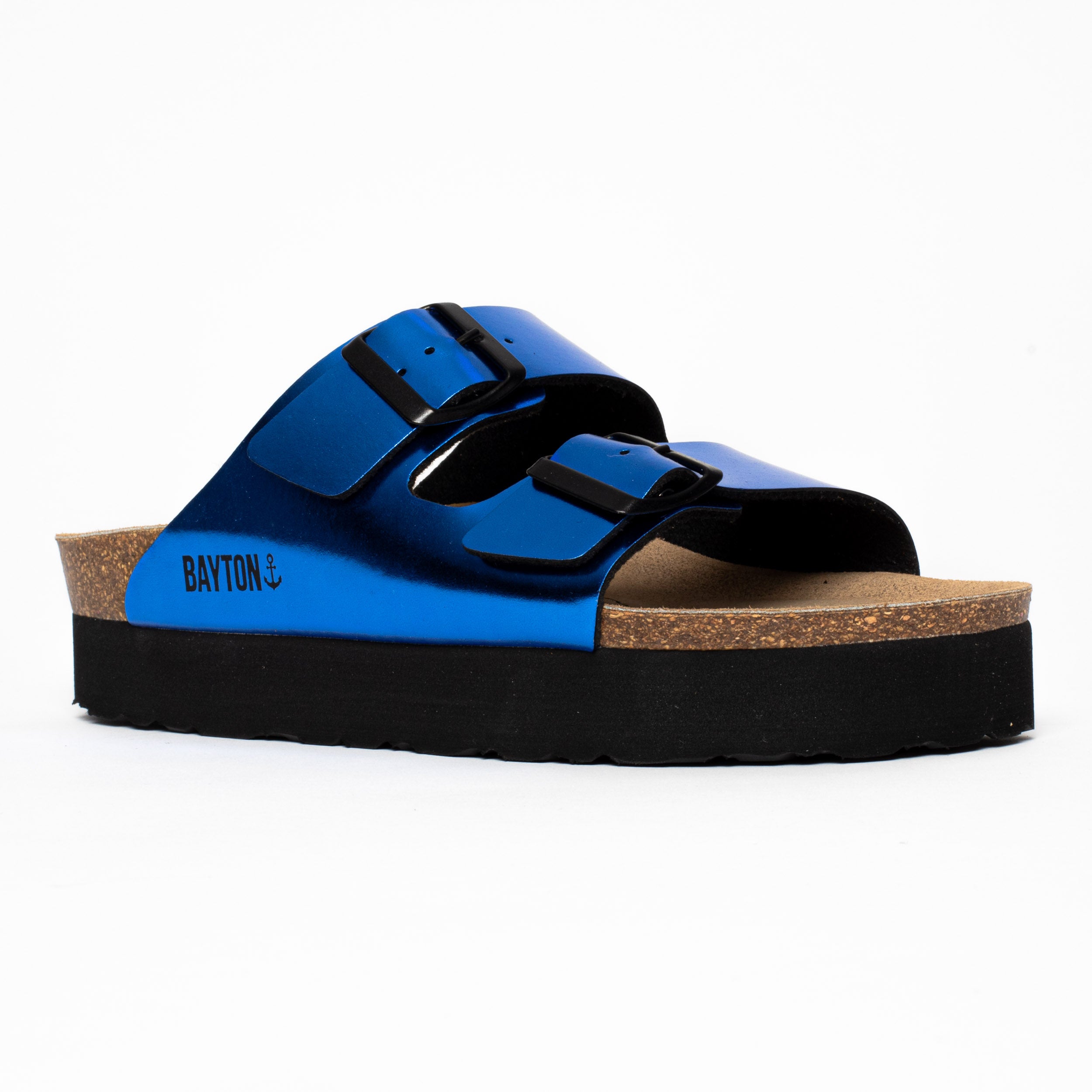 Sandalias Plataforma Japet Azul Royal